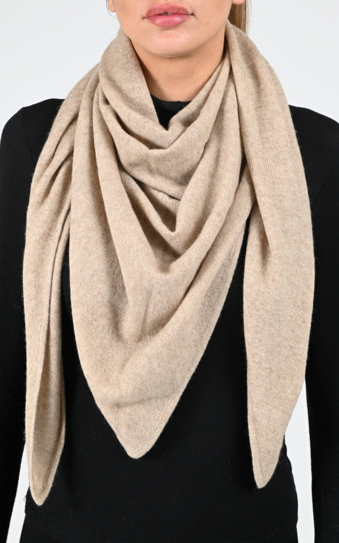Echarpe Textile Femme Notshy, modèle Eleonore 4702033c de couleur sandstone