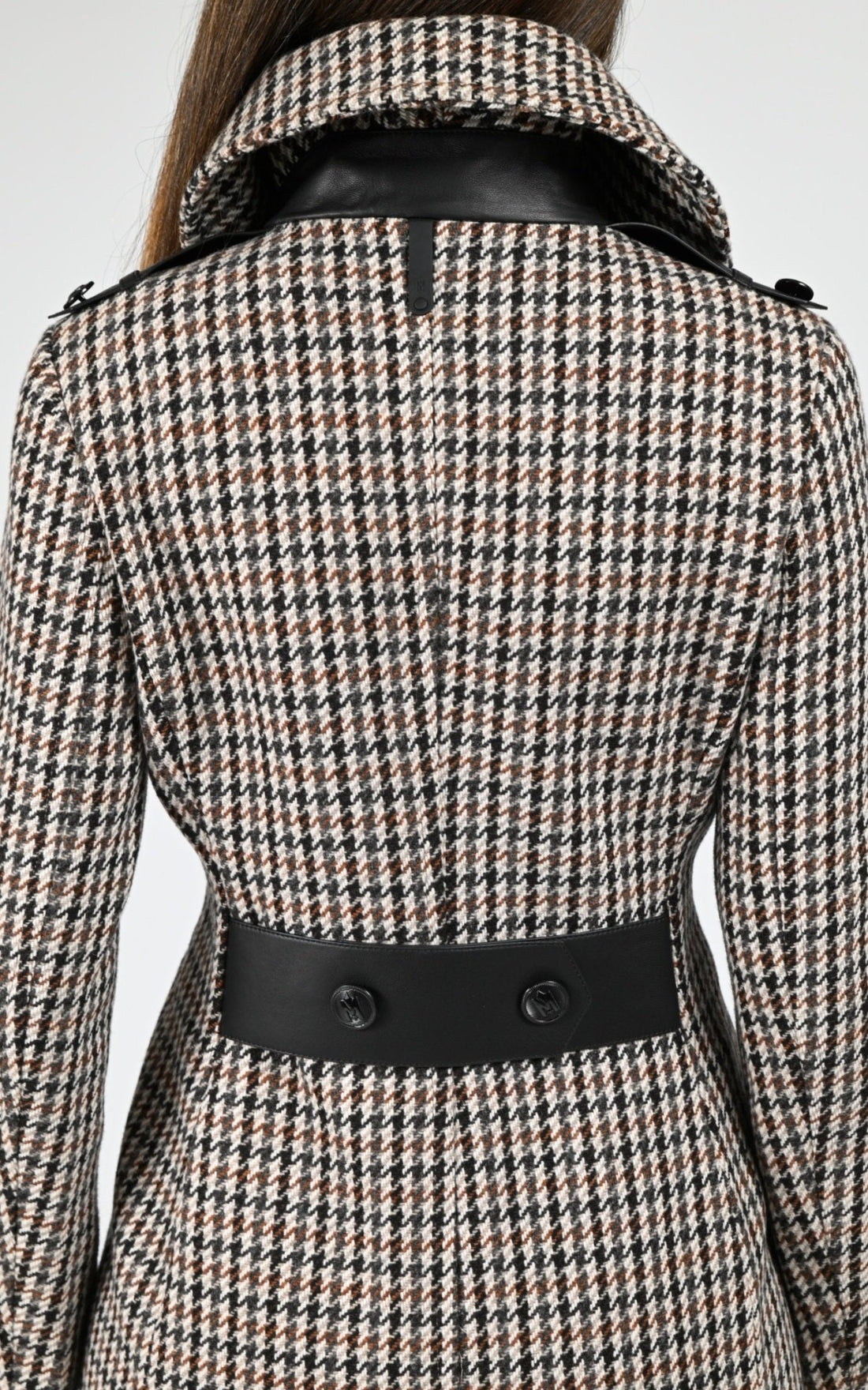 Manteau Textile Femme Mackage, modèle Elodie ht de couleur earth brown