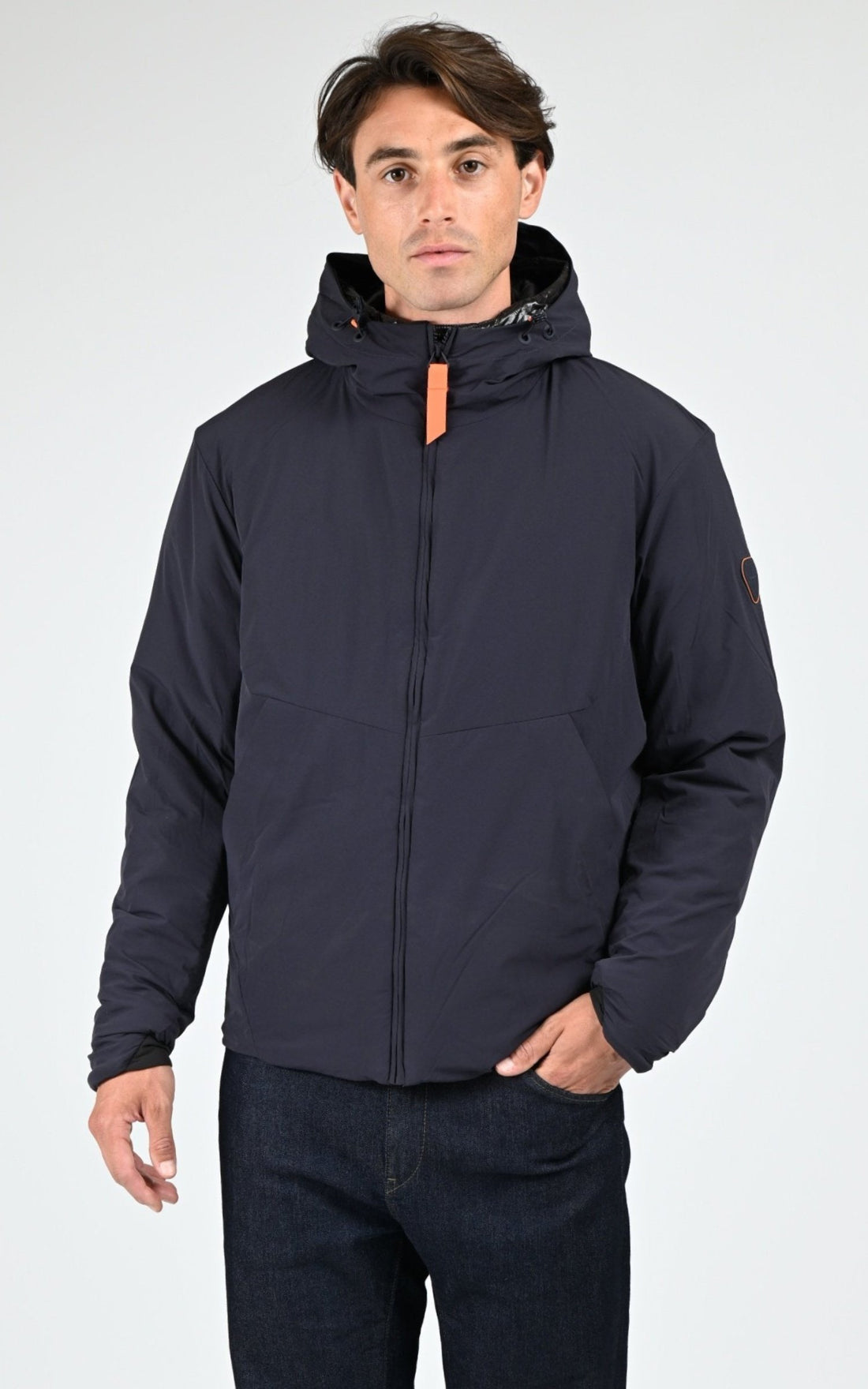 Veste Textile Homme Gertrude, modèle Elzear de couleur dark night