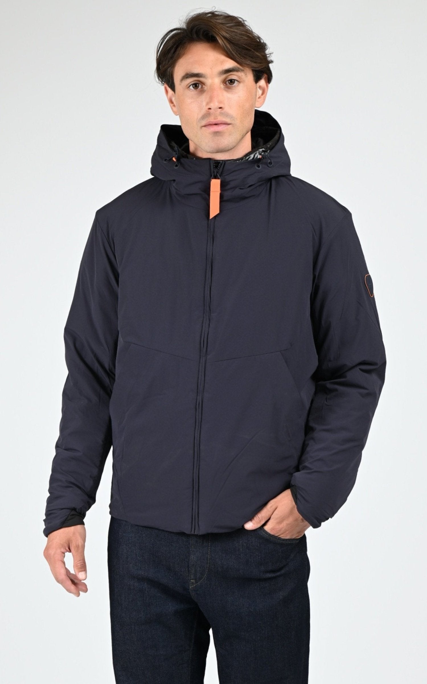 Veste Textile Homme Gertrude, modèle Elzear de couleur dark night
