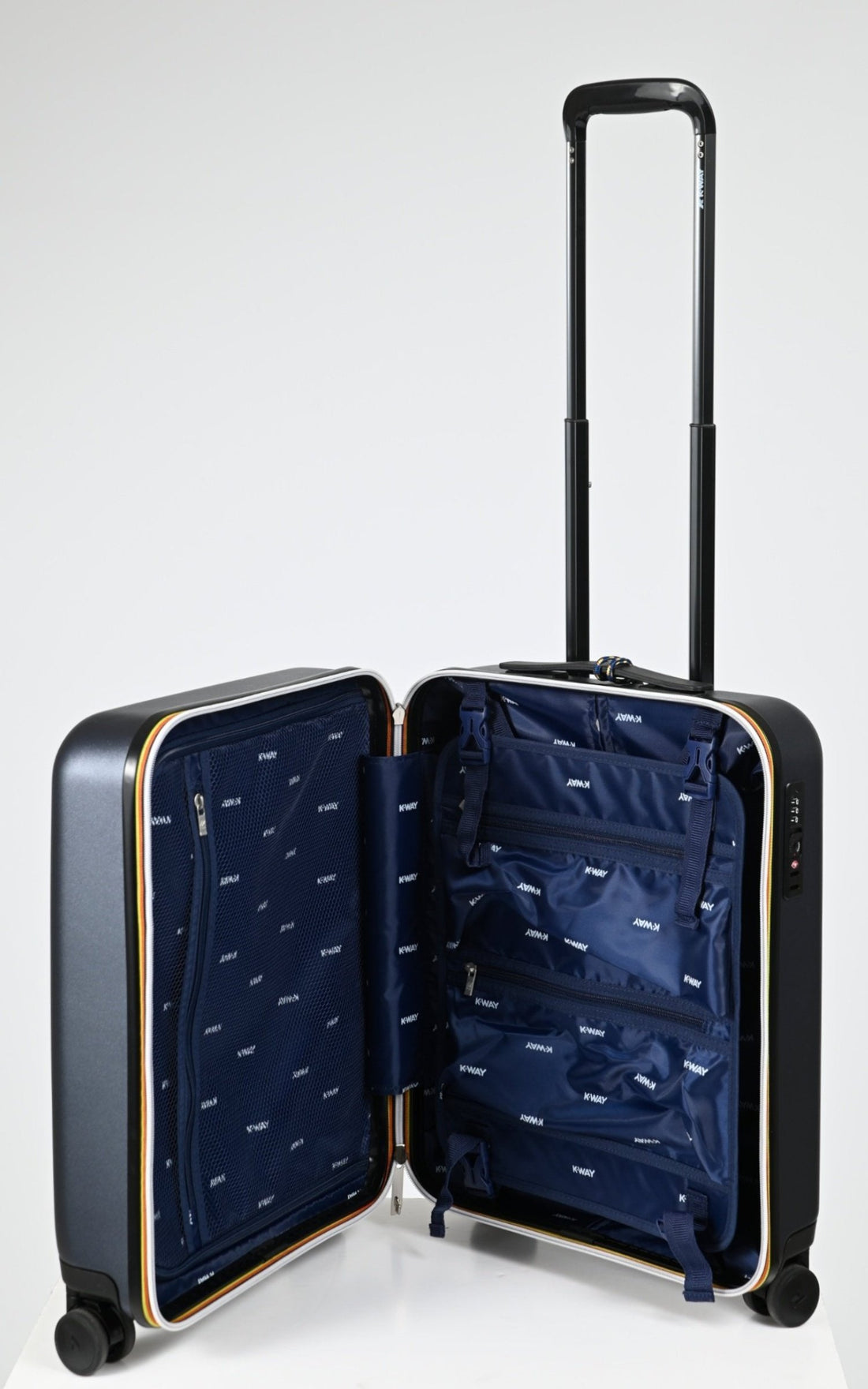 Valise Divers Mixte K-Way, modèle Eudoxie k81372w de couleur blue k89