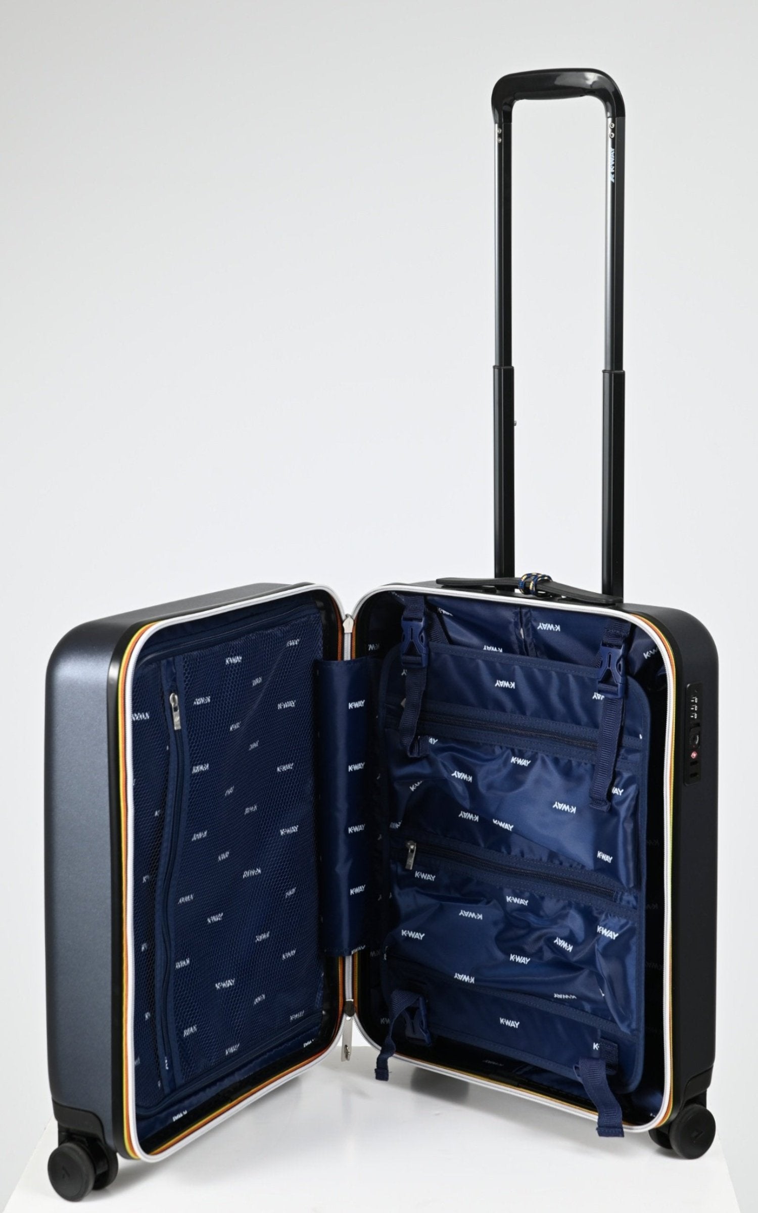 Valise Divers Mixte K-Way, modèle Eudoxie k81372w de couleur blue k89 4