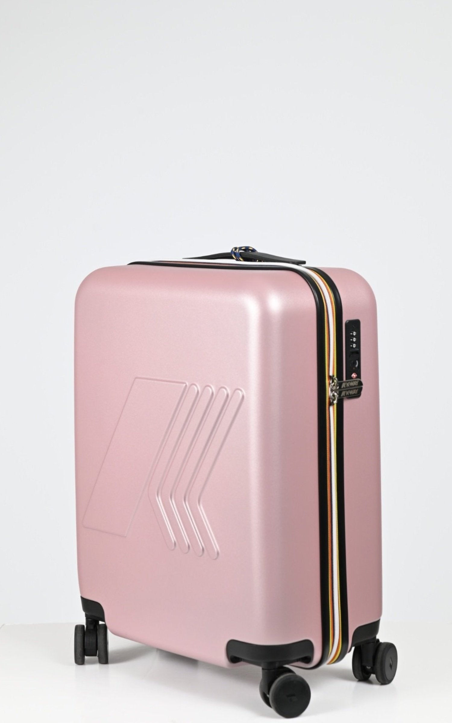 Valise Divers Mixte K-Way, modèle Eudoxie k81372w de couleur rose wdv 2