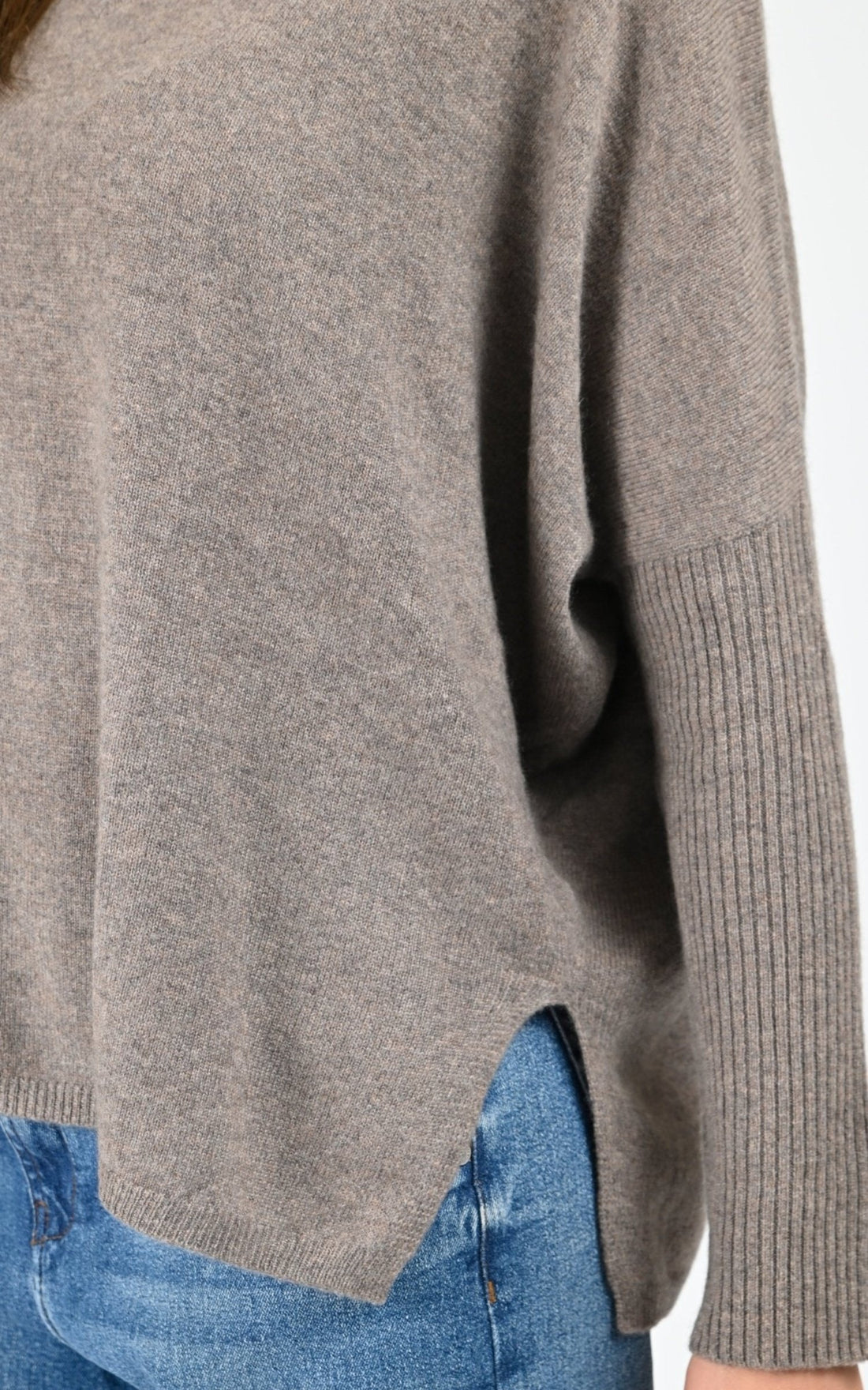 Pull Textile Femme Notshy, modèle Faustine 4704001c de couleur vison