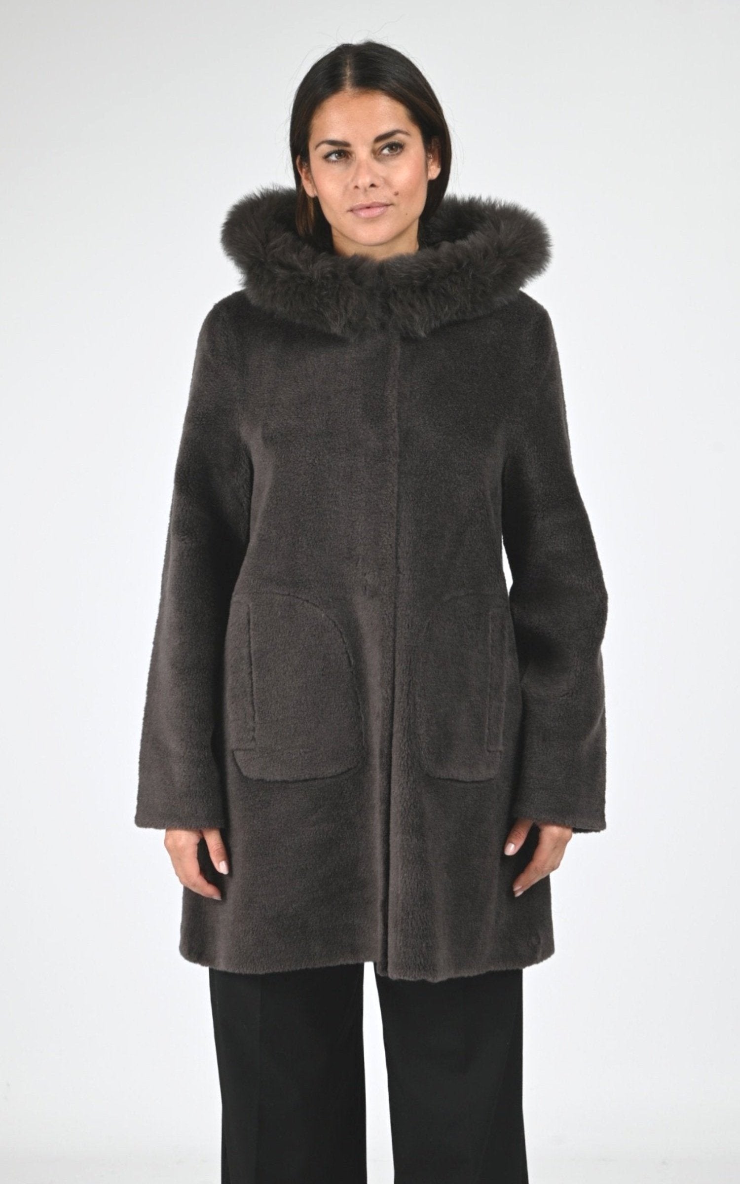 3/4 Textile Femme Levinsky, modèle Fernana fox de couleur ganix brown