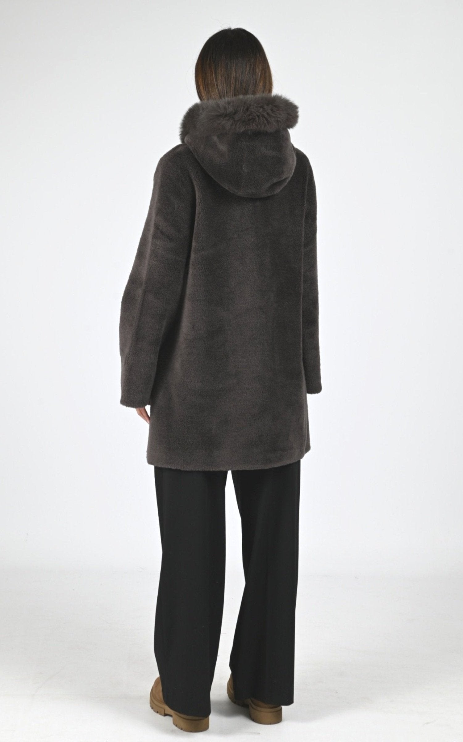 3/4 Textile Femme Levinsky, modèle Fernana fox de couleur ganix brown