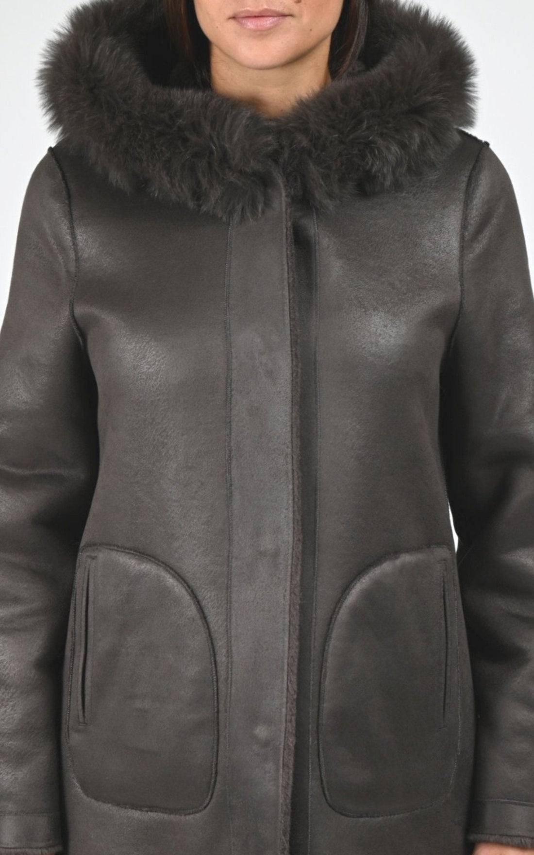 3/4 Textile Femme Levinsky, modèle Fernana fox de couleur ganix brown