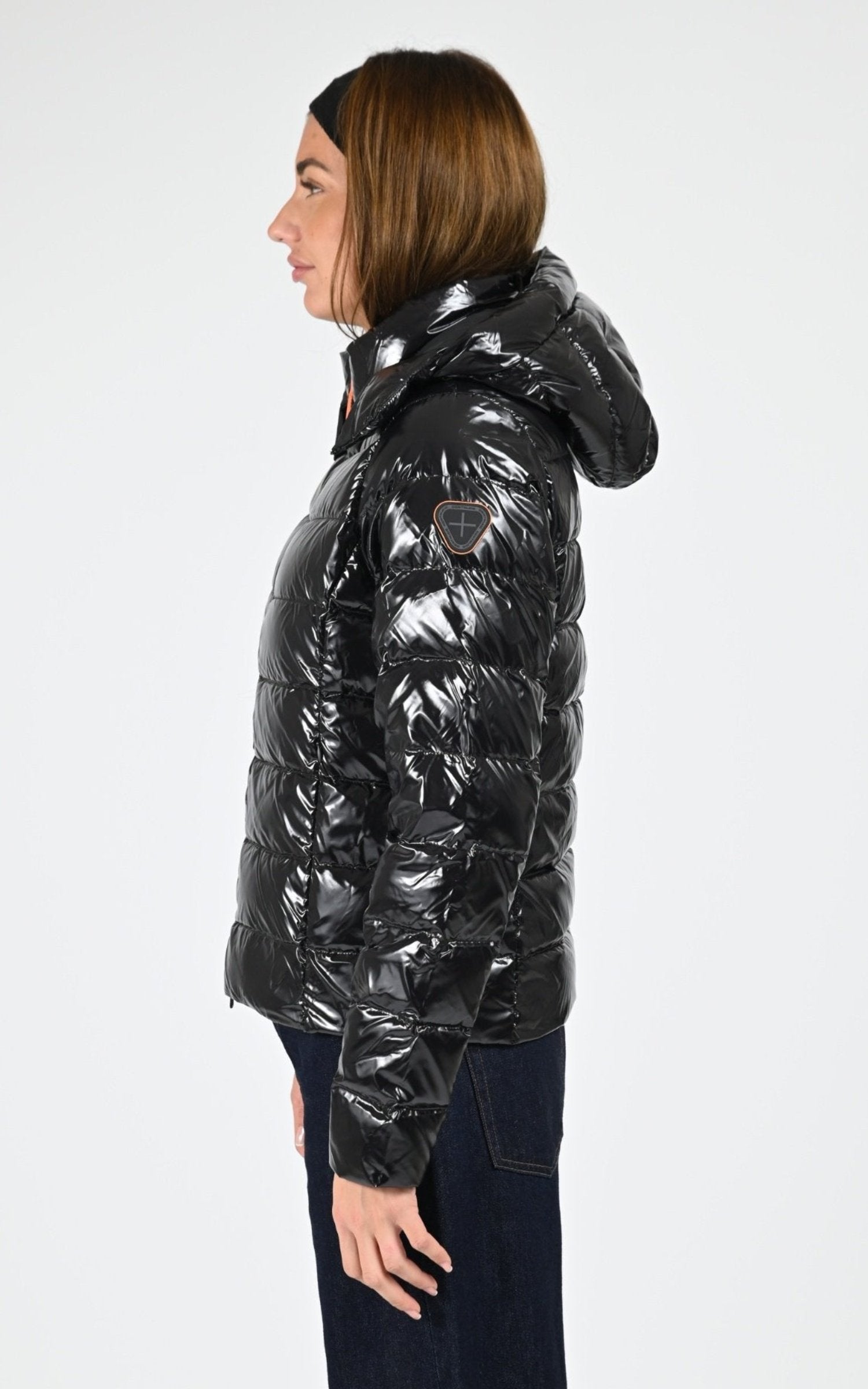 A &quot;FRANCE&quot; Noir Gertrude Bl Doudoune Femme closed photo