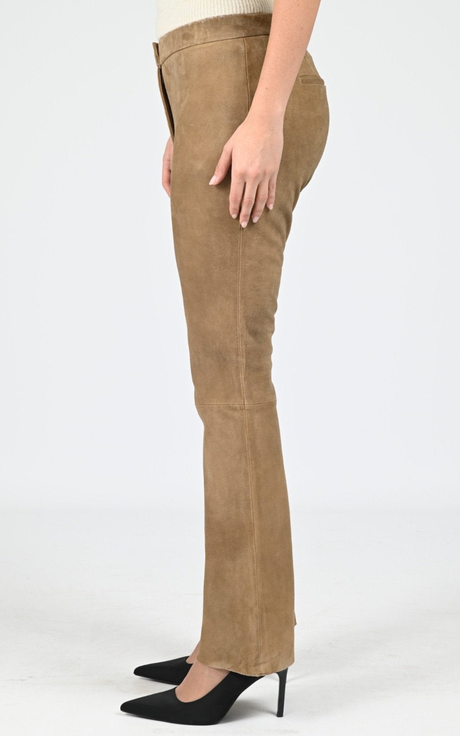 Pantalon Cuir Femme Oakwood, modèle Free 65138 de couleur tabacco 511