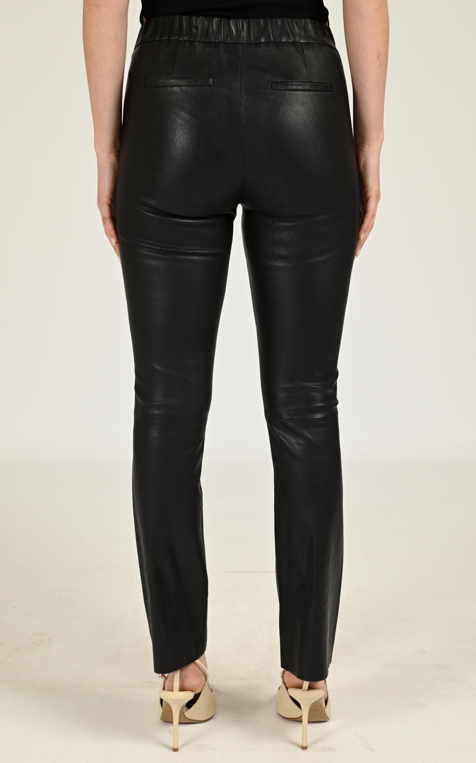 Pantalon Cuir Femme Oakwood, modèle Freya 64646 de couleur noir