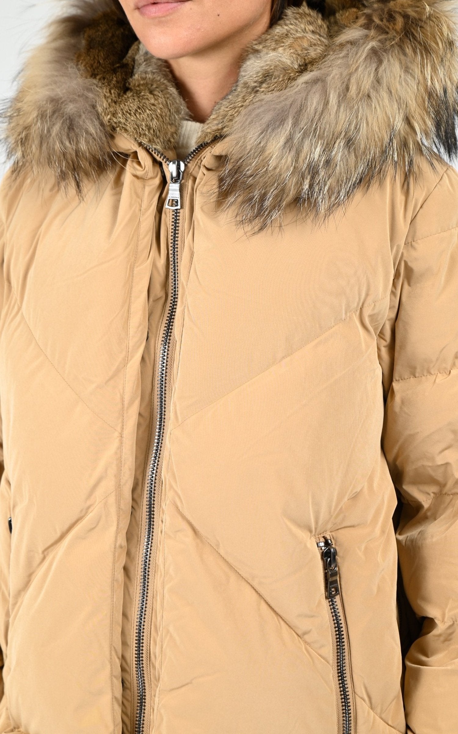 Ves doudoune Textile Femme Blonde No.8, modèle Frost 515 de couleur croissant 5400 5
