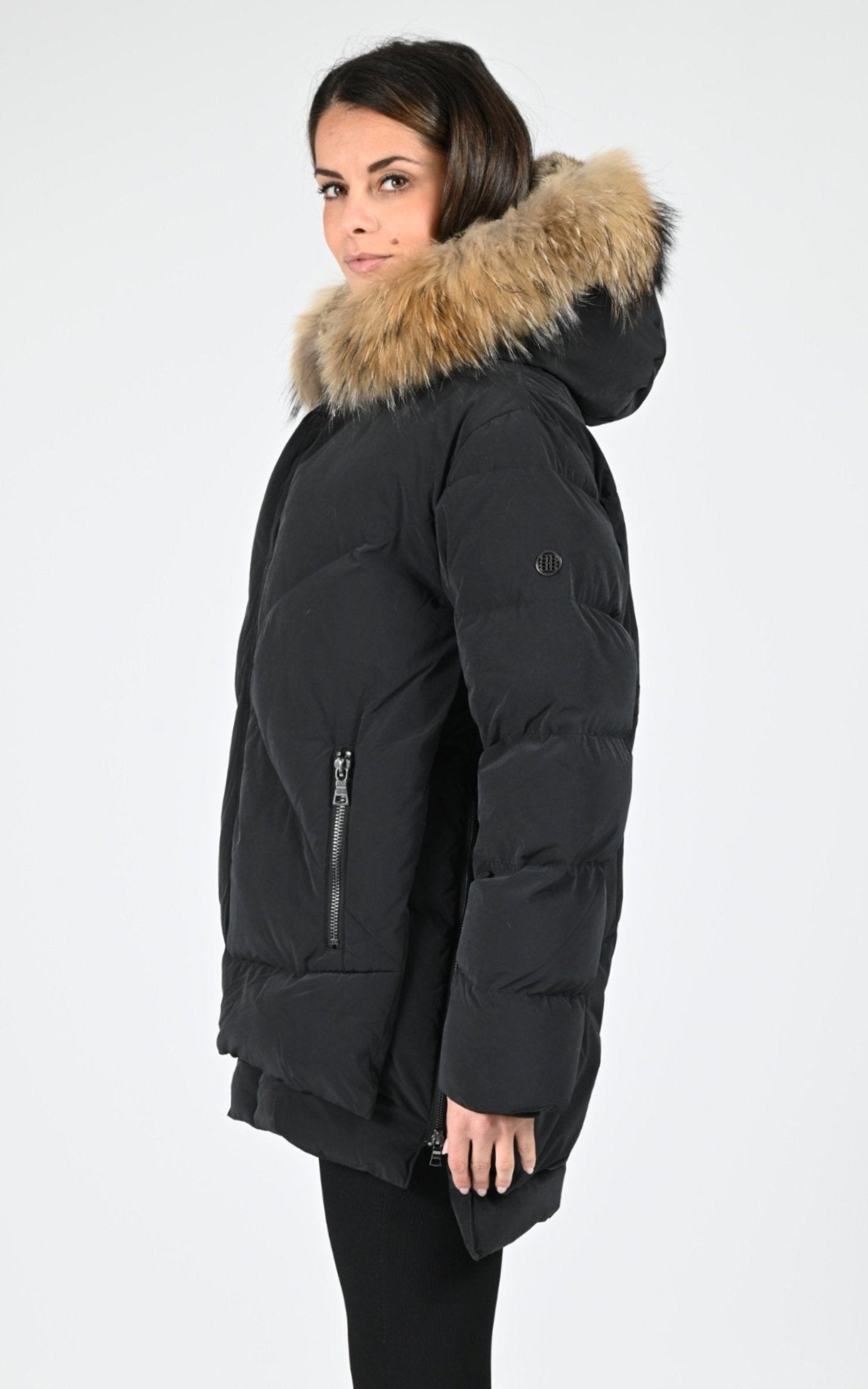 Ves doudoune Textile Femme Blonde No.8, modèle Frost 515 de couleur black 2000