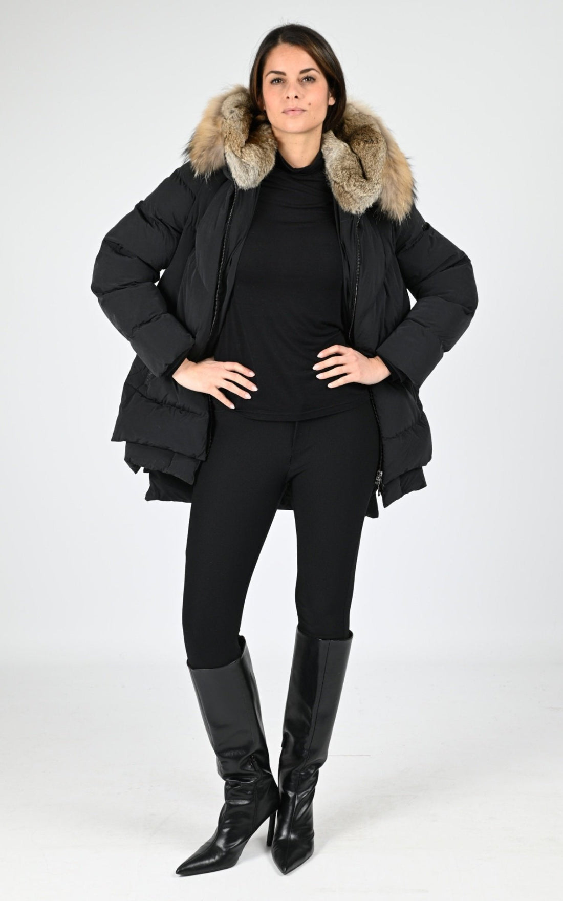 Ves doudoune Textile Femme Blonde No.8, modèle Frost 515 de couleur black 2000