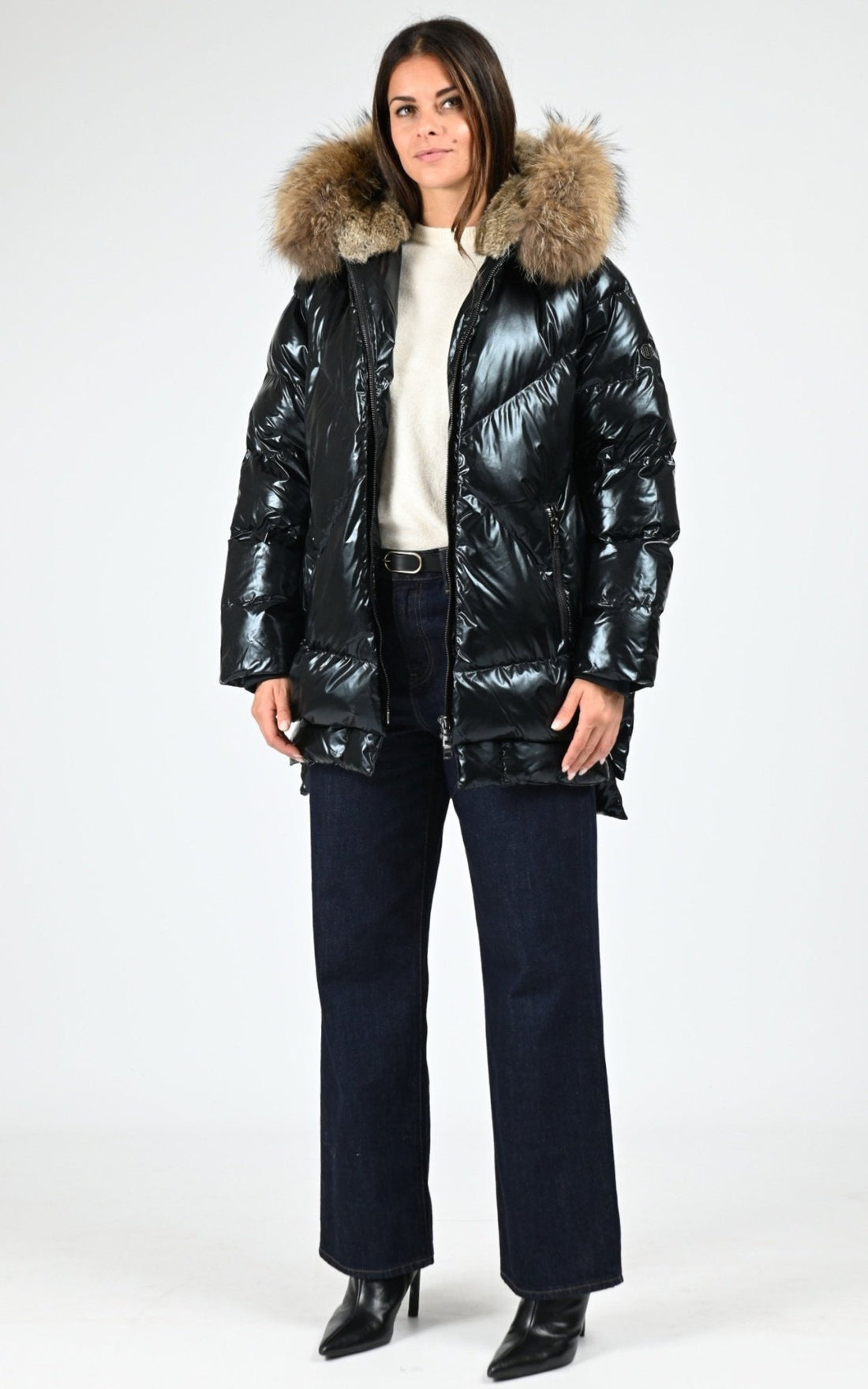 Ves doudoune Textile Femme Blonde No.8, modèle Frost m 515 de couleur black 2000