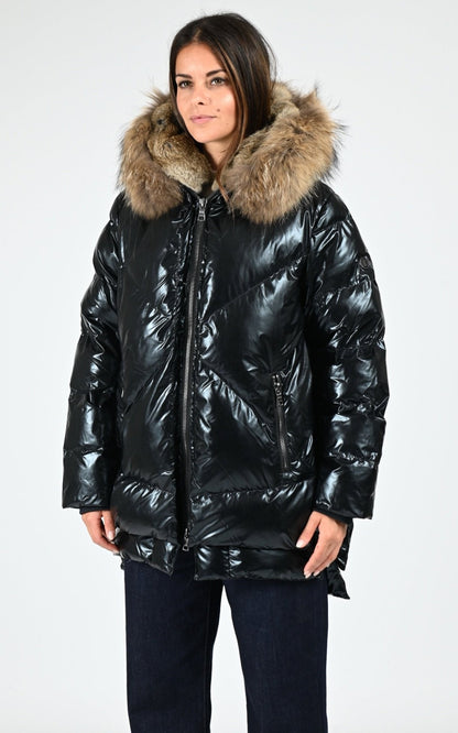 Ves doudoune Textile Femme Blonde No.8, modèle Frost m 515 de couleur black 2000