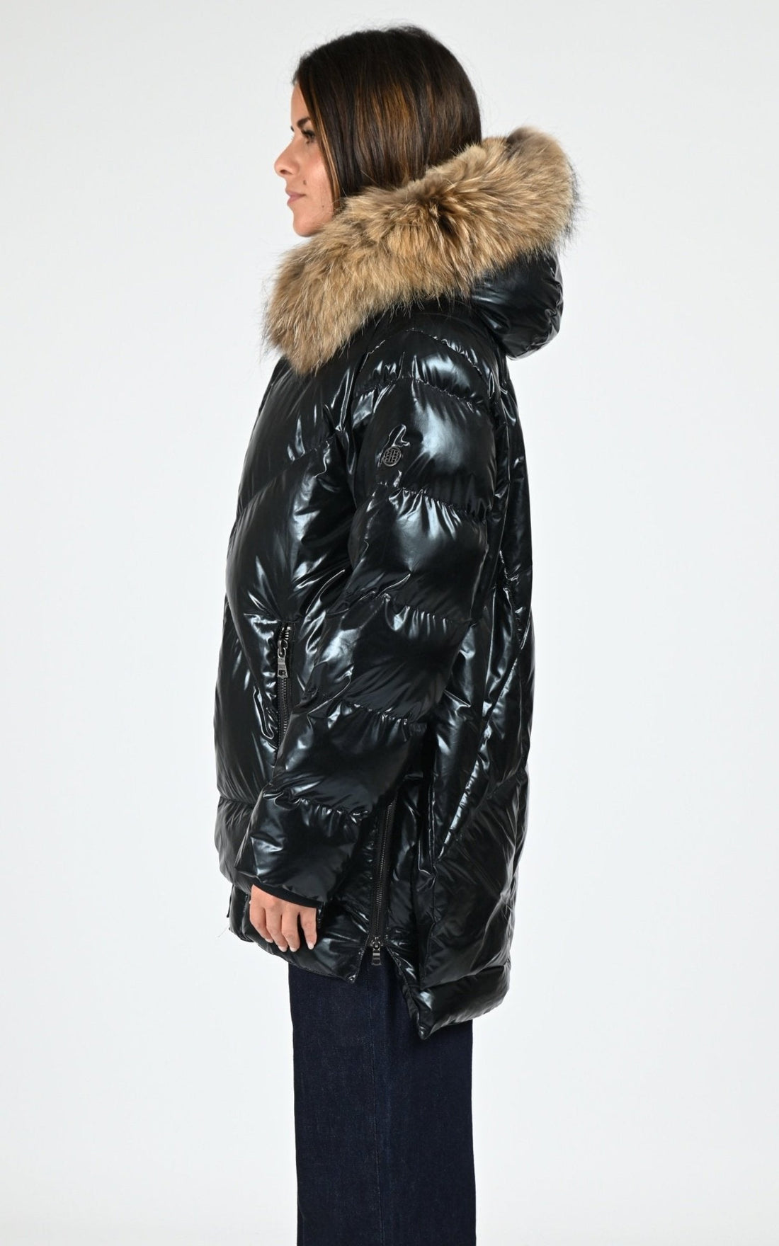 Ves doudoune Textile Femme Blonde No.8, modèle Frost m 515 de couleur black 2000