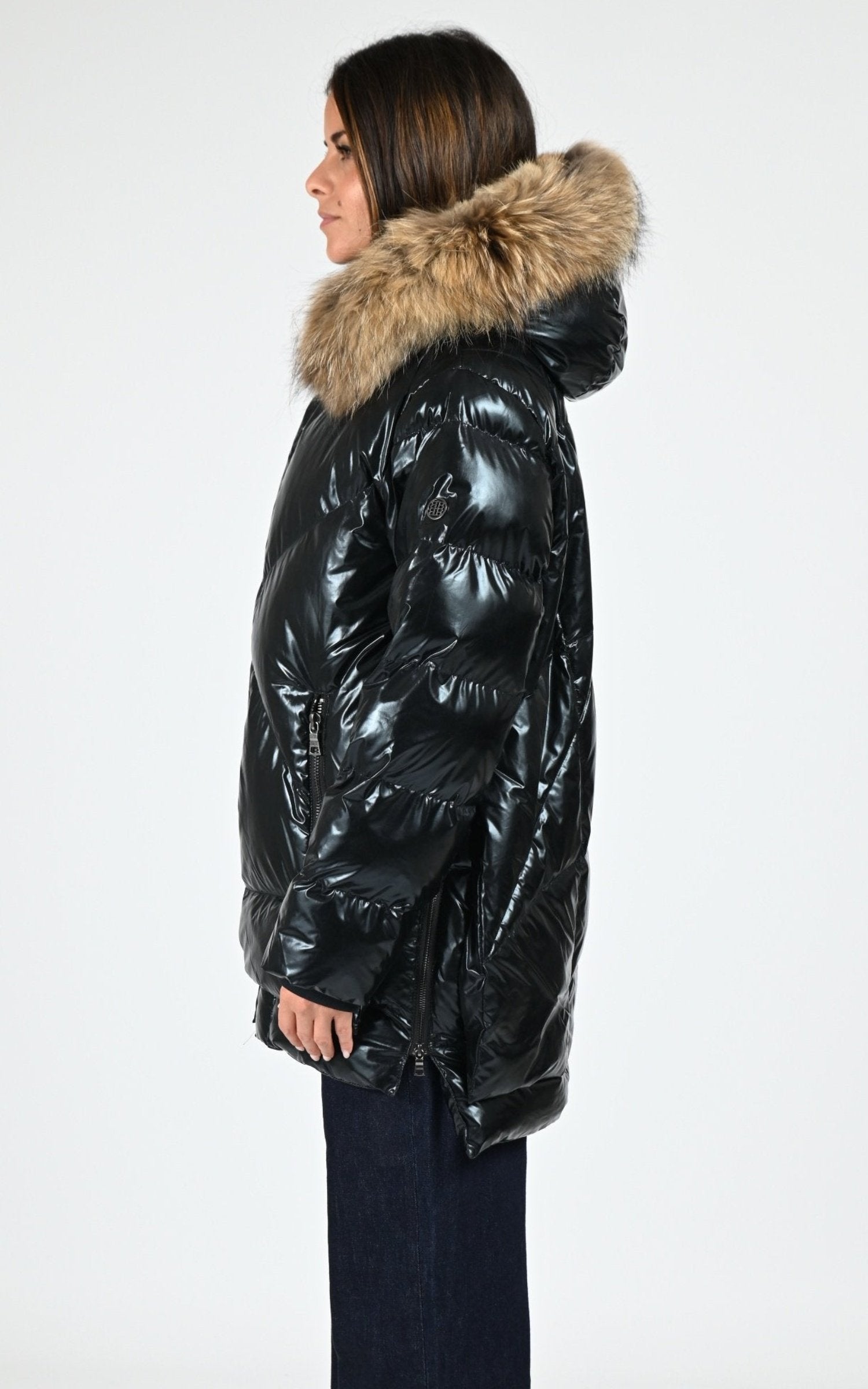 Ves doudoune Textile Femme Blonde No.8, modèle Frost m 515 de couleur black 2000