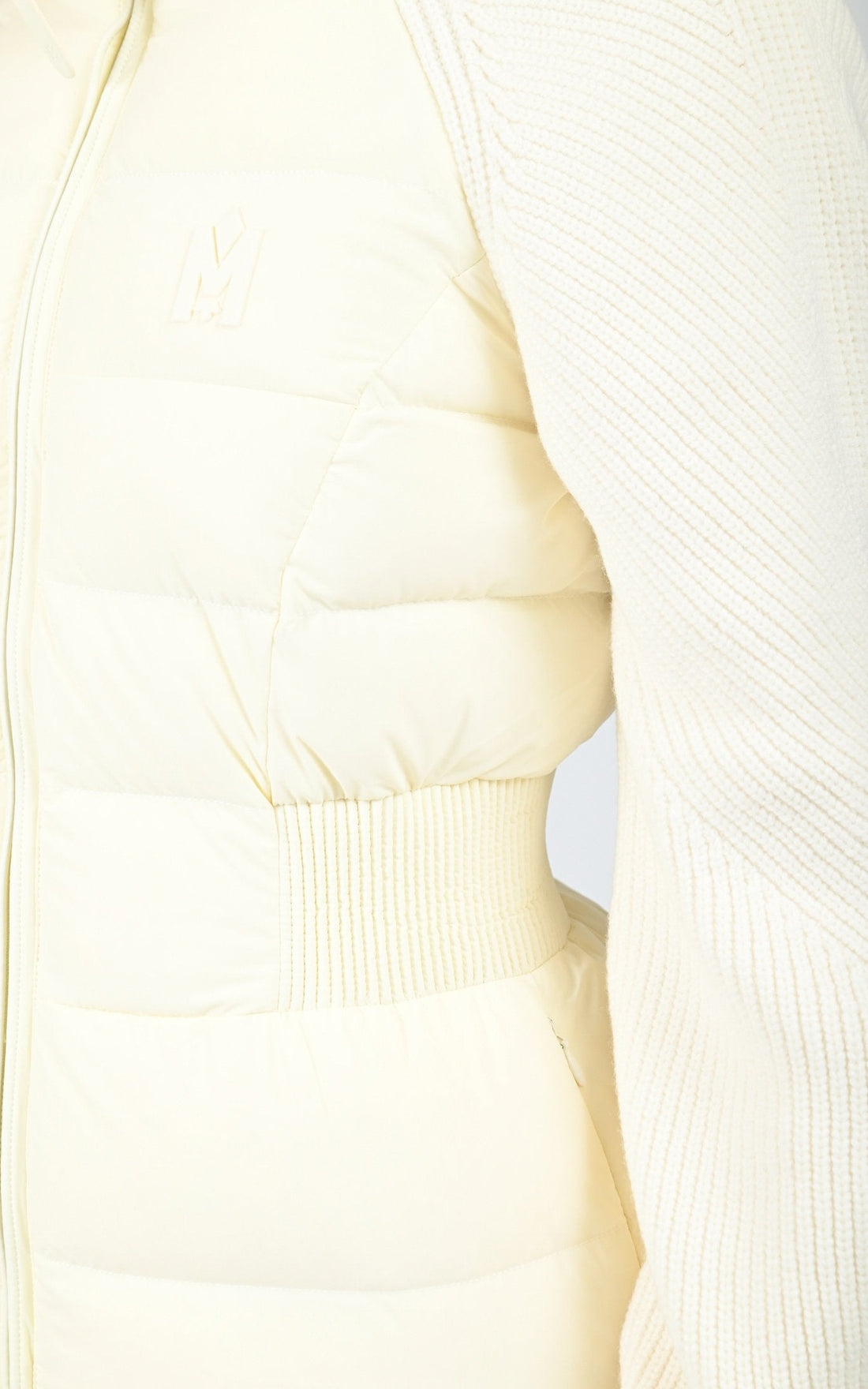Doudoune bi-matière Foxy blanc