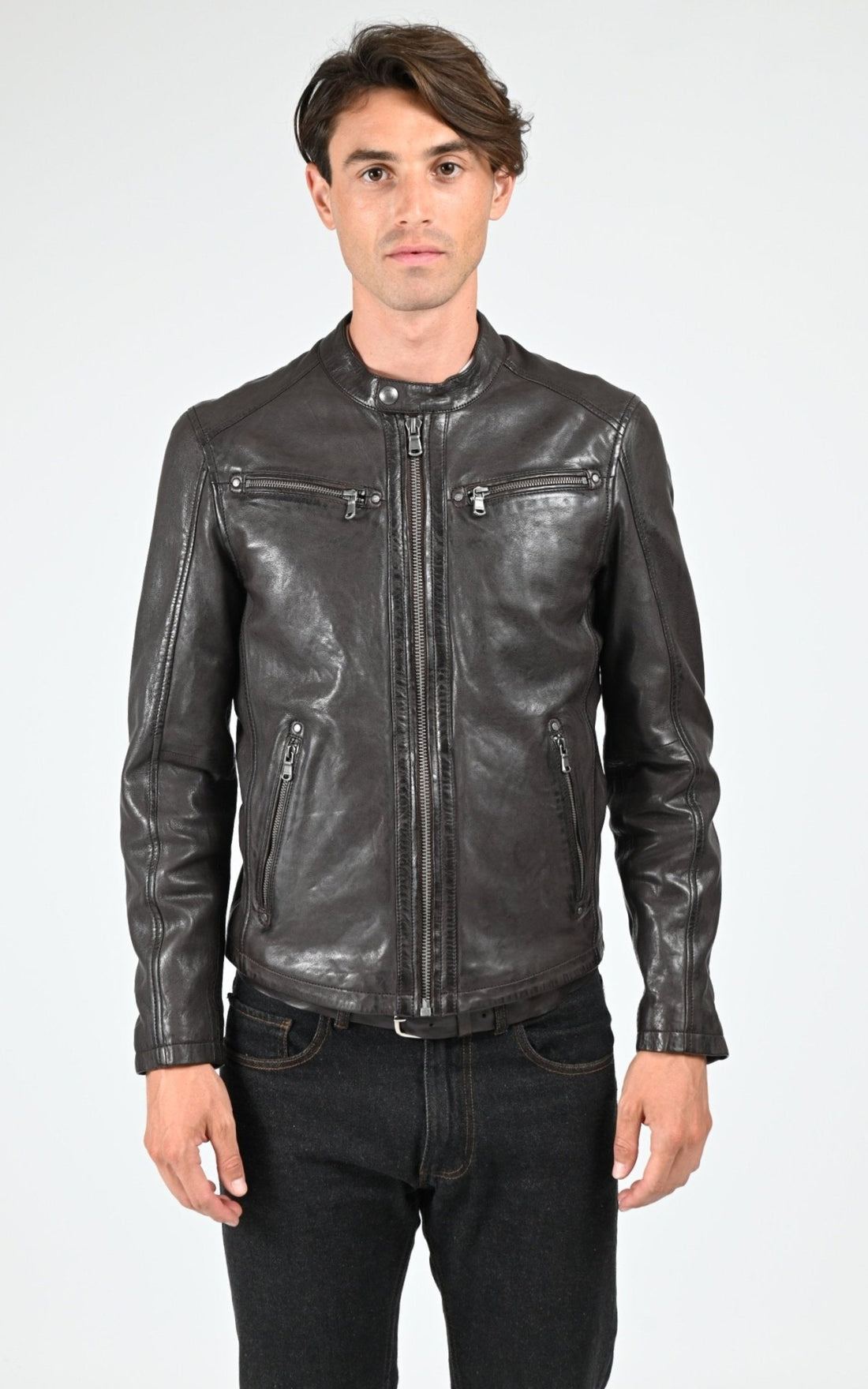 A &quot;GAFINO 101843&quot; Marron Daytona 73 Blouson Homme interior photo