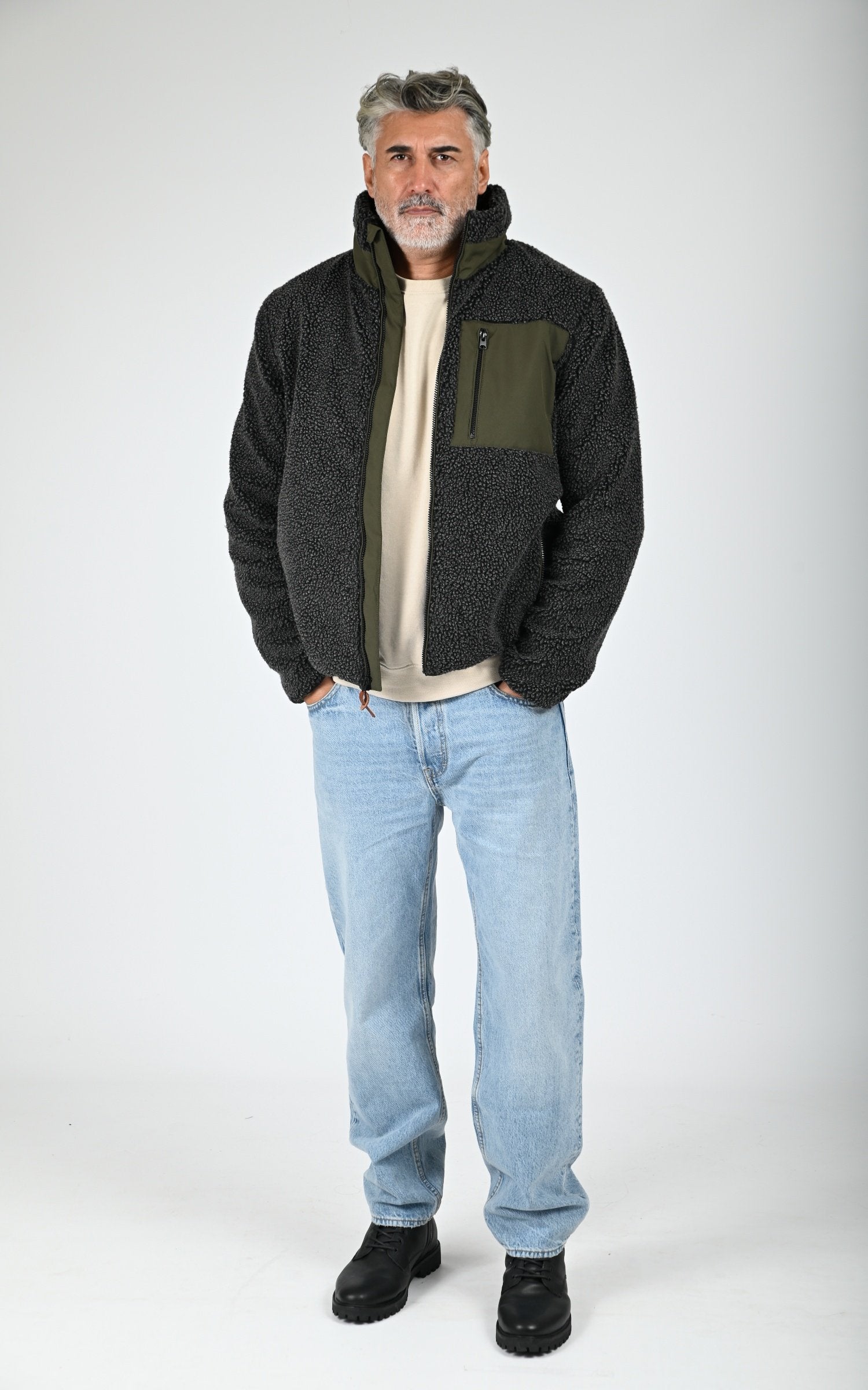 Blouson Textile Homme Iron And Resin, modèle General 104286 de couleur black