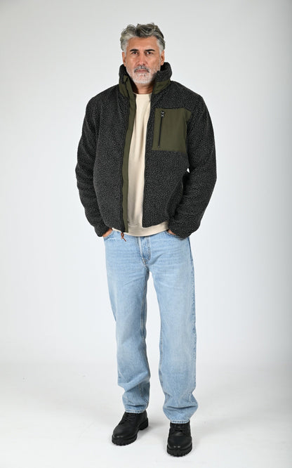 Blouson Textile Homme Iron And Resin, modèle General 104286 de couleur black