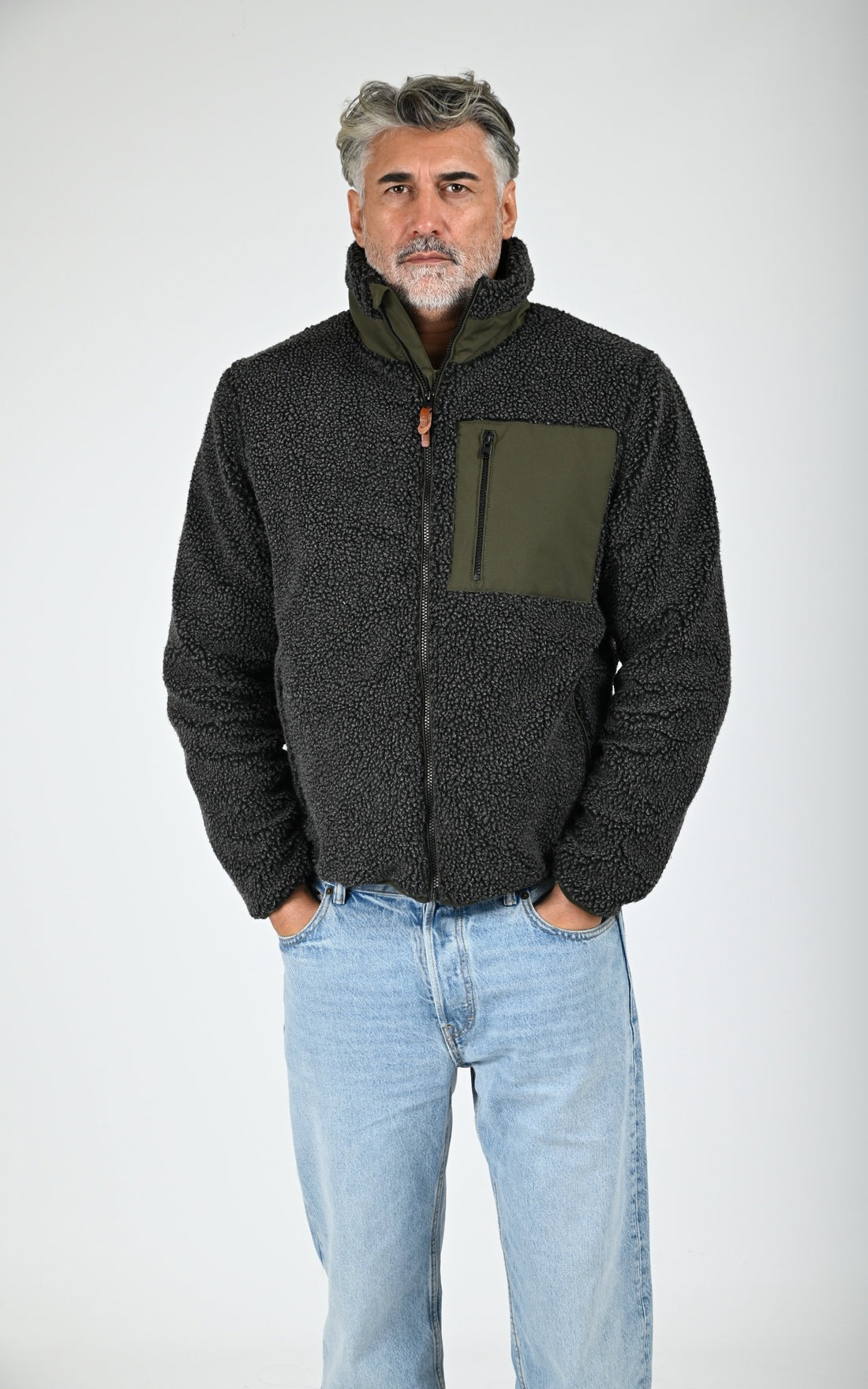 Blouson Textile Homme Iron And Resin, modèle General 104286 de couleur black