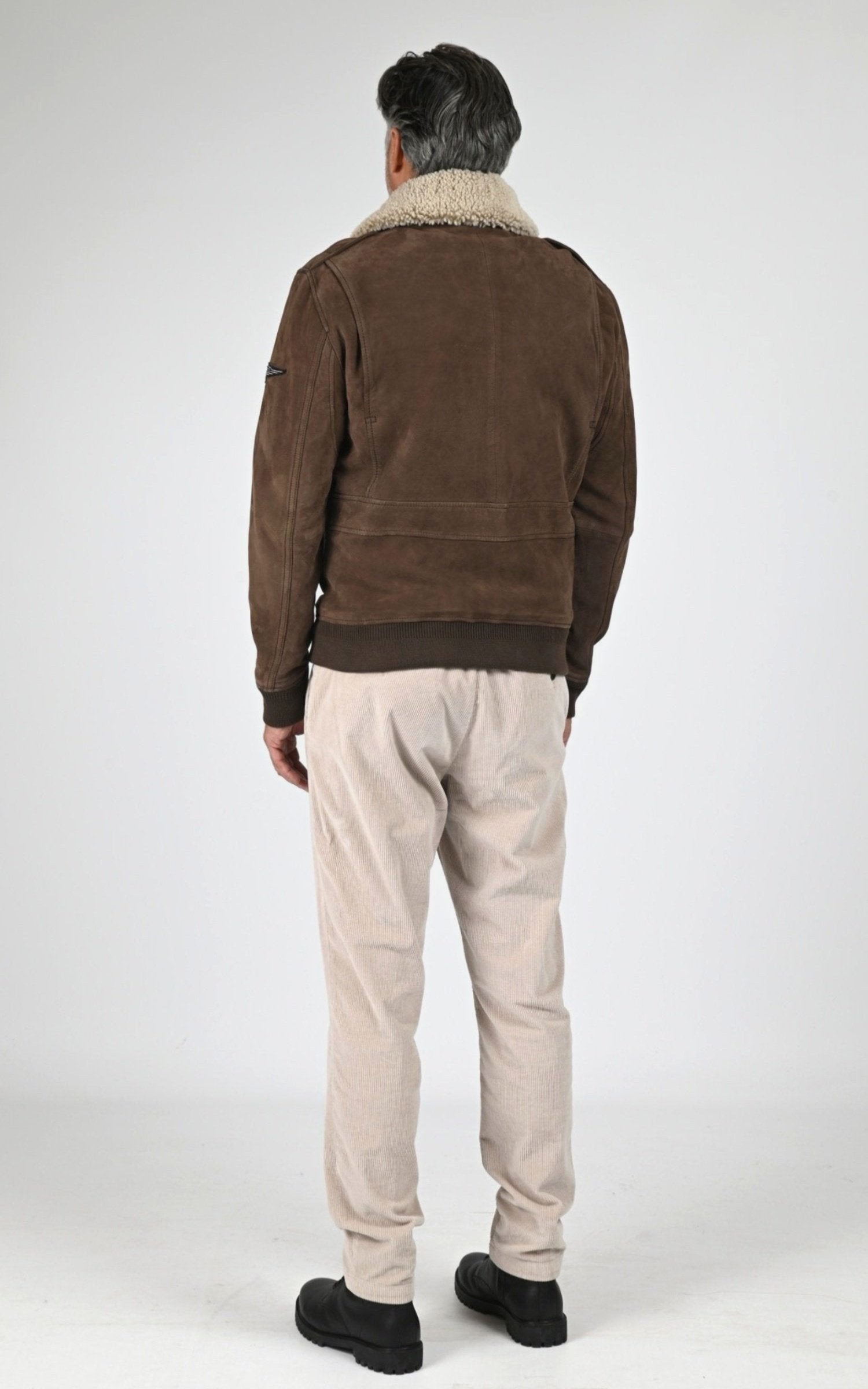 Pilote Cuir Homme Oakwood, modèle Gennaro 64948 de couleur dark brown 504 4