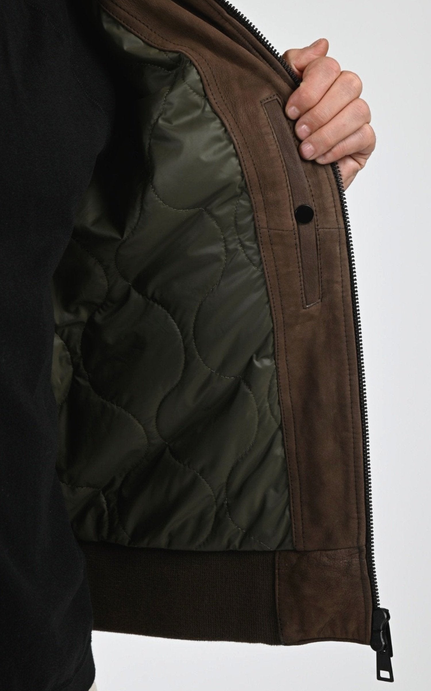 Pilote Cuir Homme Oakwood, modèle Gennaro 64948 de couleur dark brown 504 5