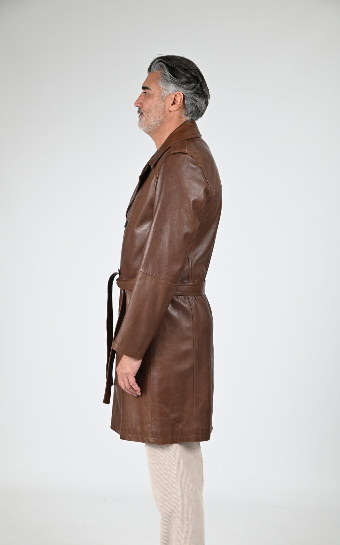 A &quot;GEORGES&quot; Noir La Canadienne Manteau Homme closed photo