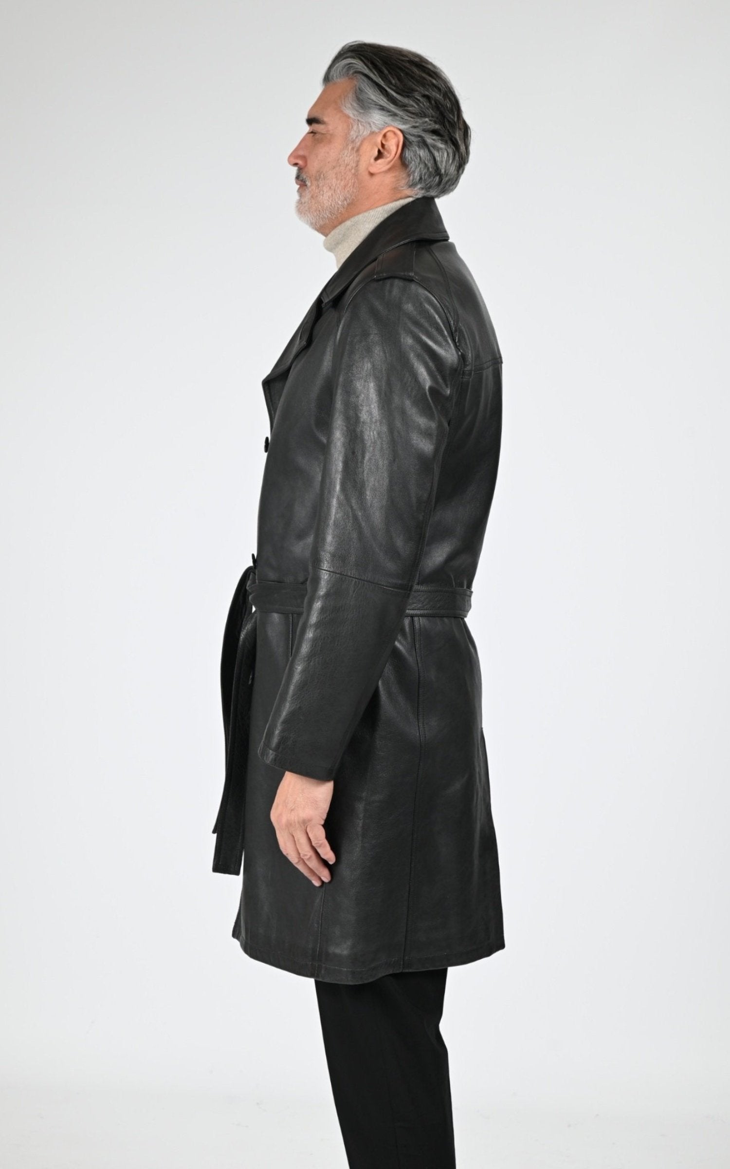 A &quot;GEORGES&quot; Marron La Canadienne Manteau Homme interior photo 3