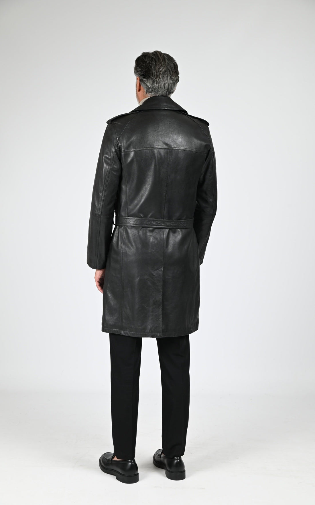 A &quot;GEORGES&quot; Marron La Canadienne Manteau Homme closed photo