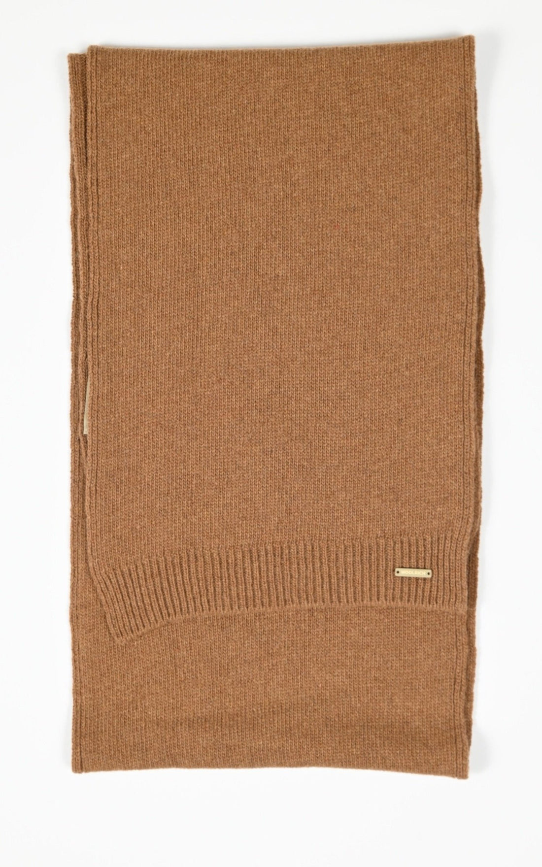 Echarpe Textile Femme Woolrich, modèle Gift box ac2029 de couleur cognac / fauve