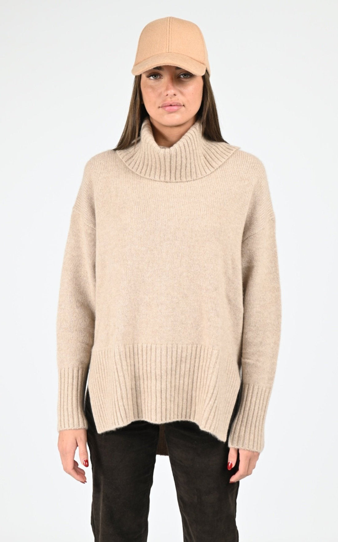 Pull Textile Femme Notshy, modèle Gilo 4707542c de couleur sandstone