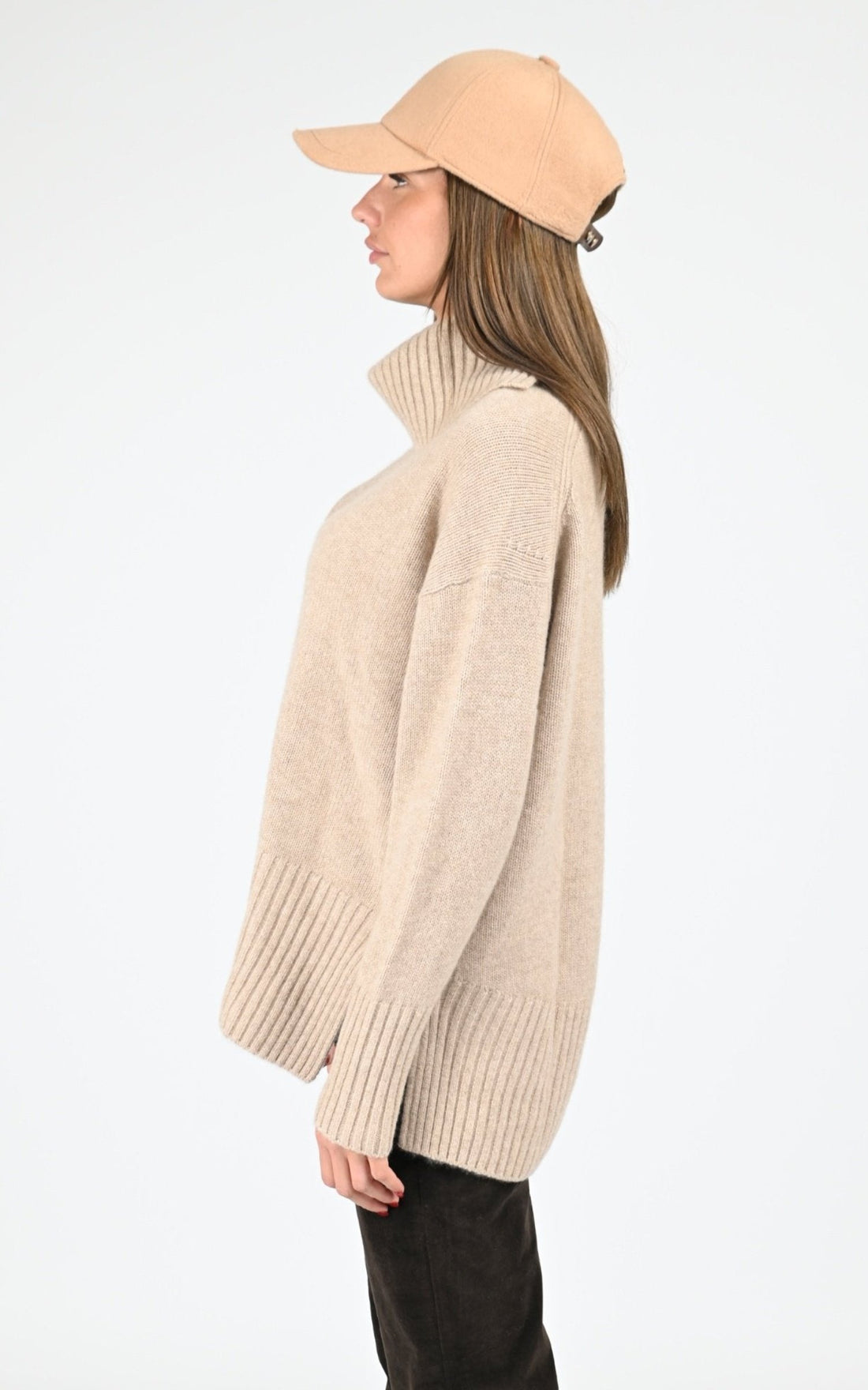Pull Textile Femme Notshy, modèle Gilo 4707542c de couleur sandstone