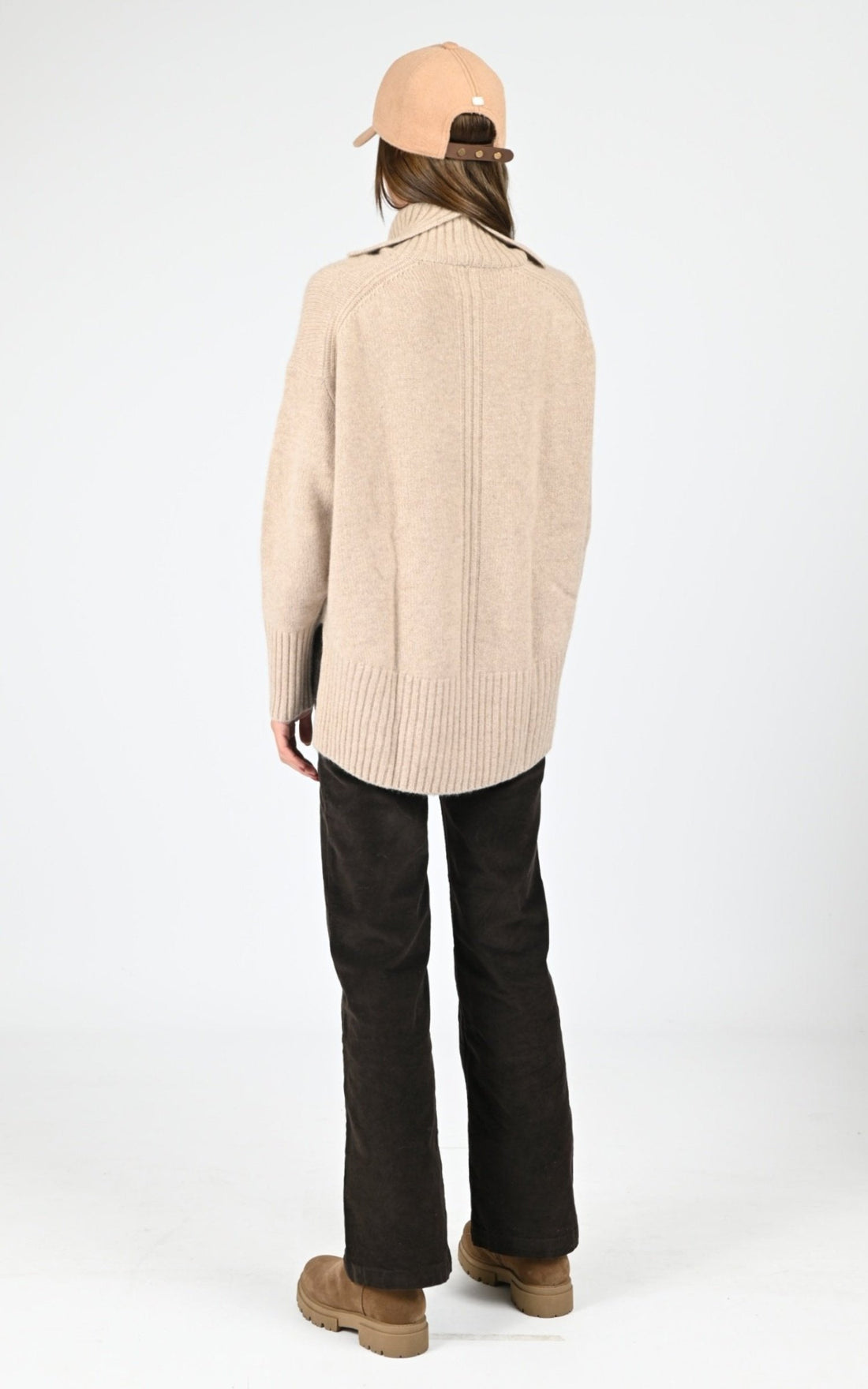 Pull Textile Femme Notshy, modèle Gilo 4707542c de couleur sandstone