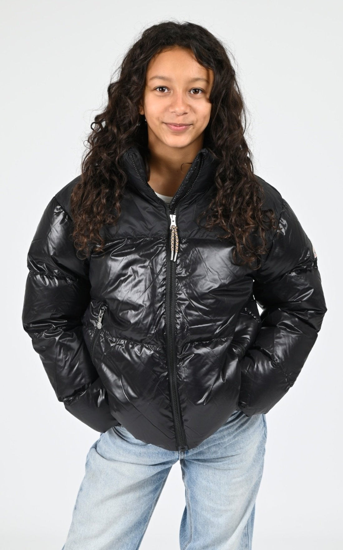 A &quot;GOLDIN GIRL&quot; Noir Pyrenex Bl Doudoune Enfant closed photo