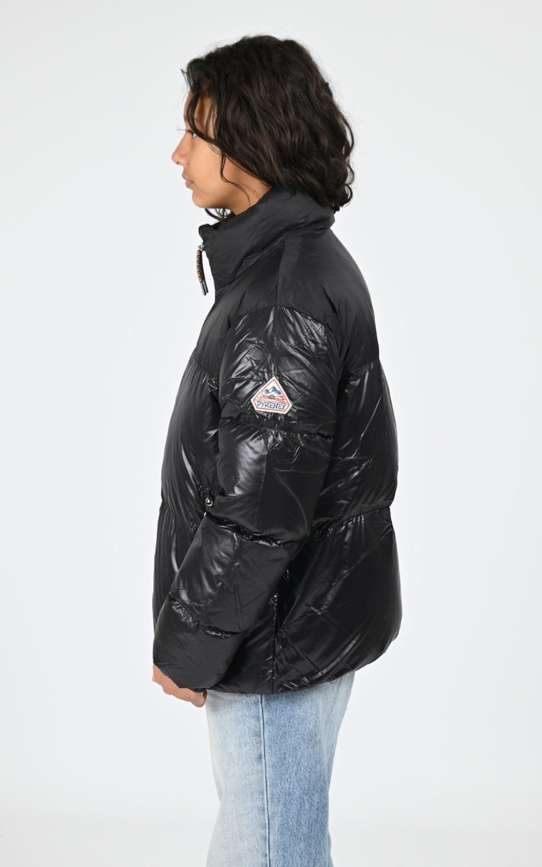 A &quot;GOLDIN GIRL&quot; Noir Pyrenex Bl Doudoune Enfant closed photo