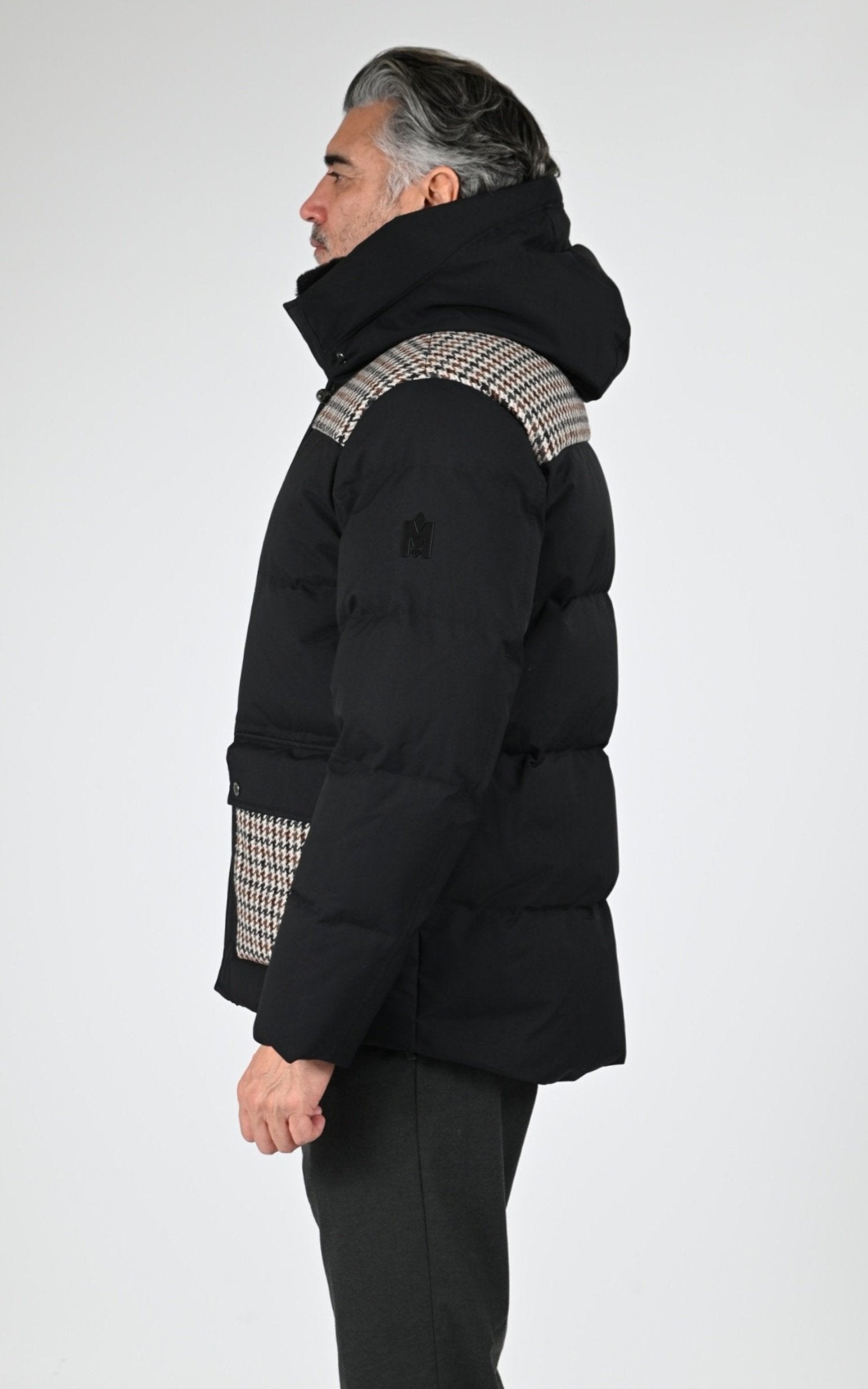 Ves doudoune Textile Homme Mackage, modèle Graydon de couleur black - earth 3