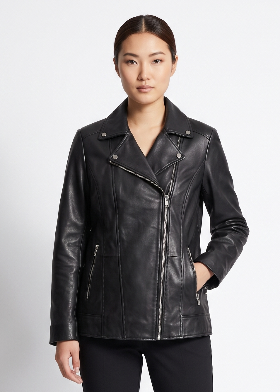 Bella - Comfort Lamb Malli Leather - Women Black 1