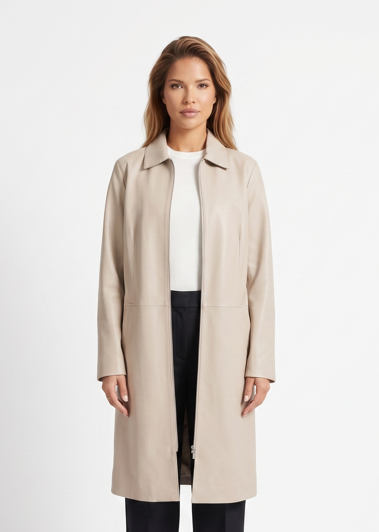 Elva, 96 cm. Lamb Dior Leather - Women Sand 1