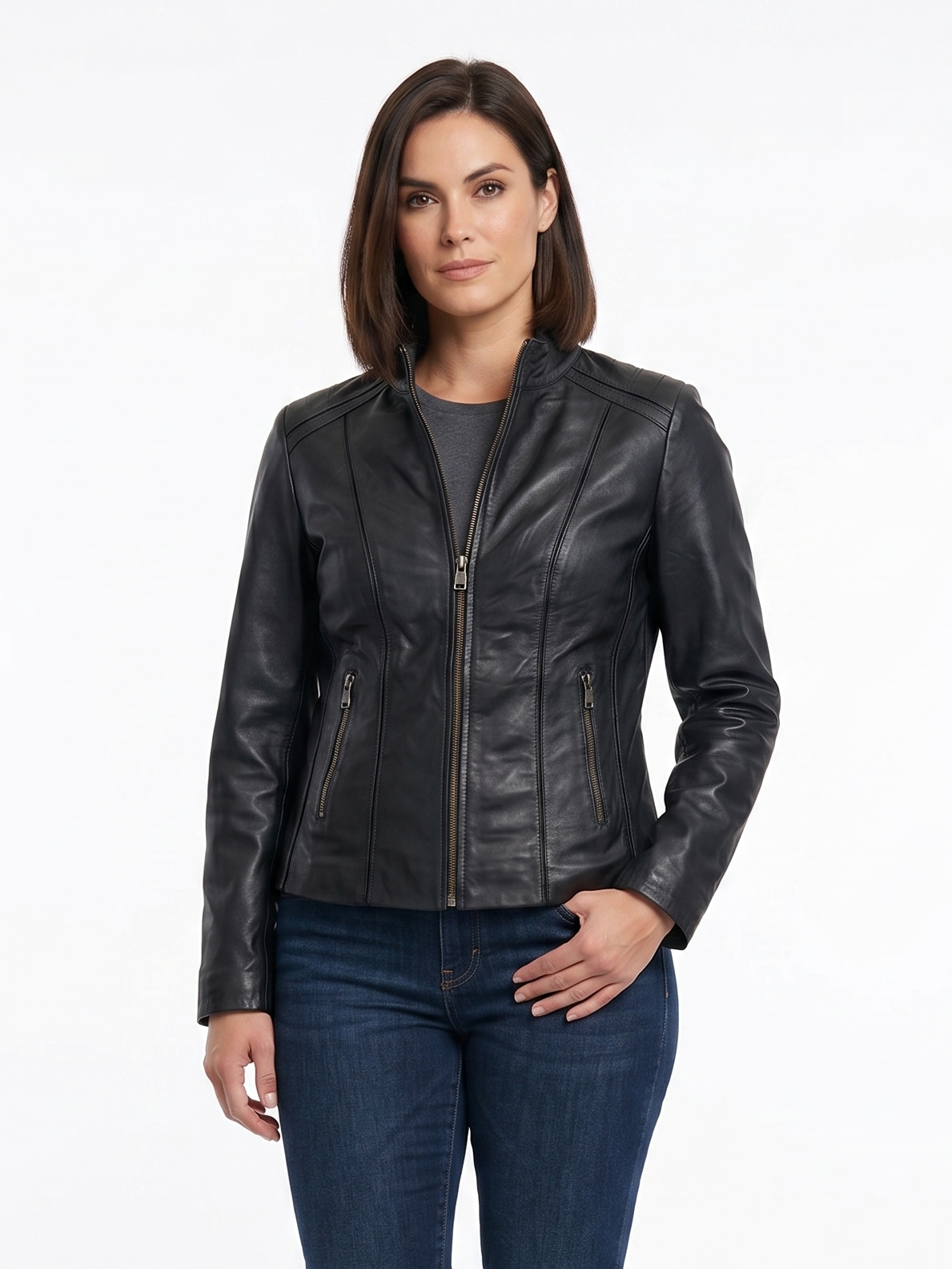 Haven - Comfort, 56 cm. Lamb Dior Leather - Women Black