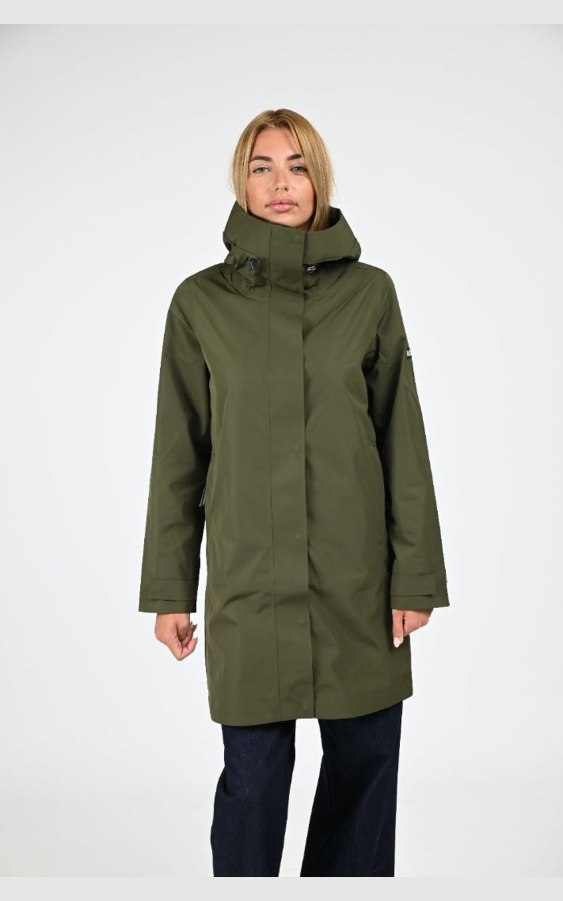 Parka Textile Femme Aigle, modèle Hefrida ais23wout007 de couleur algue
