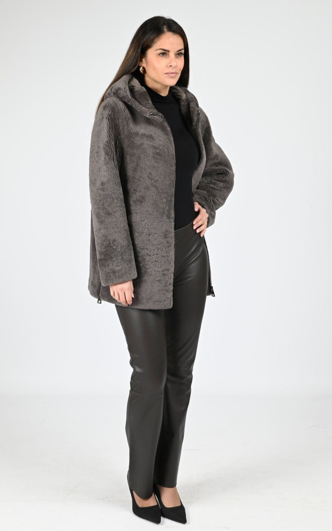 Veste Df Femme Levinsky, modèle Helena 75 de couleur taupe h16