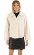 Blouson Textile Femme Oakwood, modèle Helen 63748 de couleur light beige 514