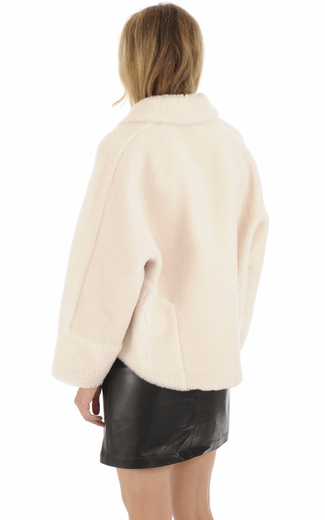 Blouson Textile Femme Oakwood, modèle Helen 63748 de couleur light beige 514