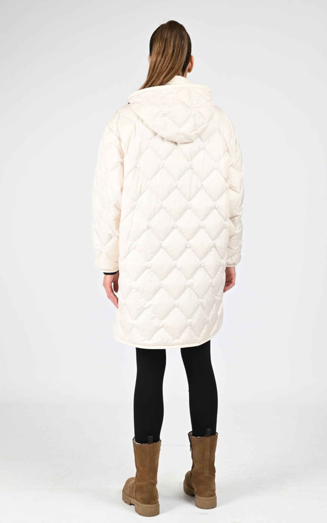 Cape Textile Femme Woolrich, modèle Heritage ou2120 de couleur milky cream