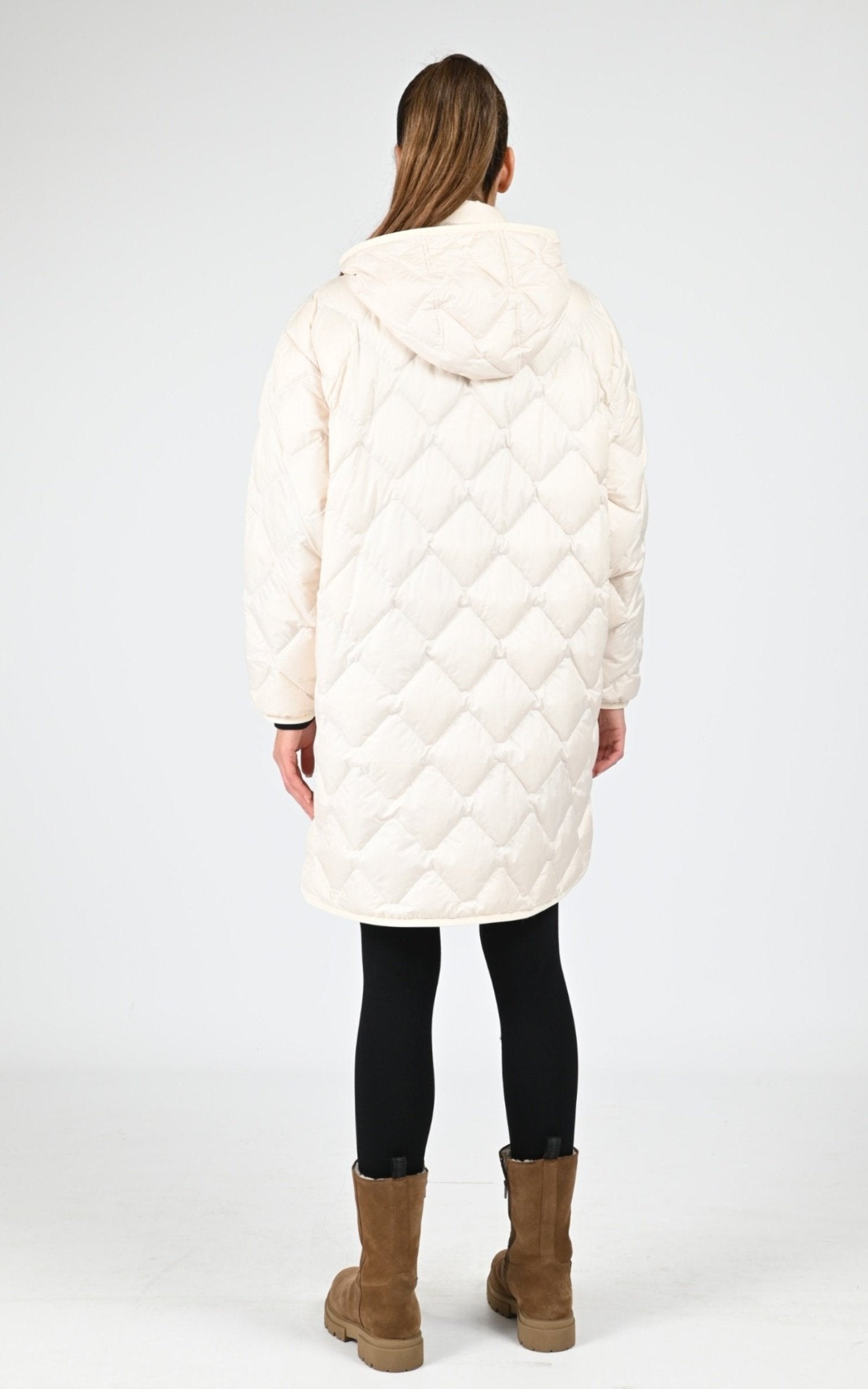 Cape Textile Femme Woolrich, modèle Heritage ou2120 de couleur milky cream