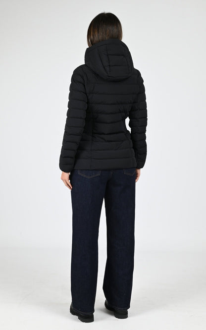 Ves doudoune Textile Femme Mackage, modèle Idalee de couleur black