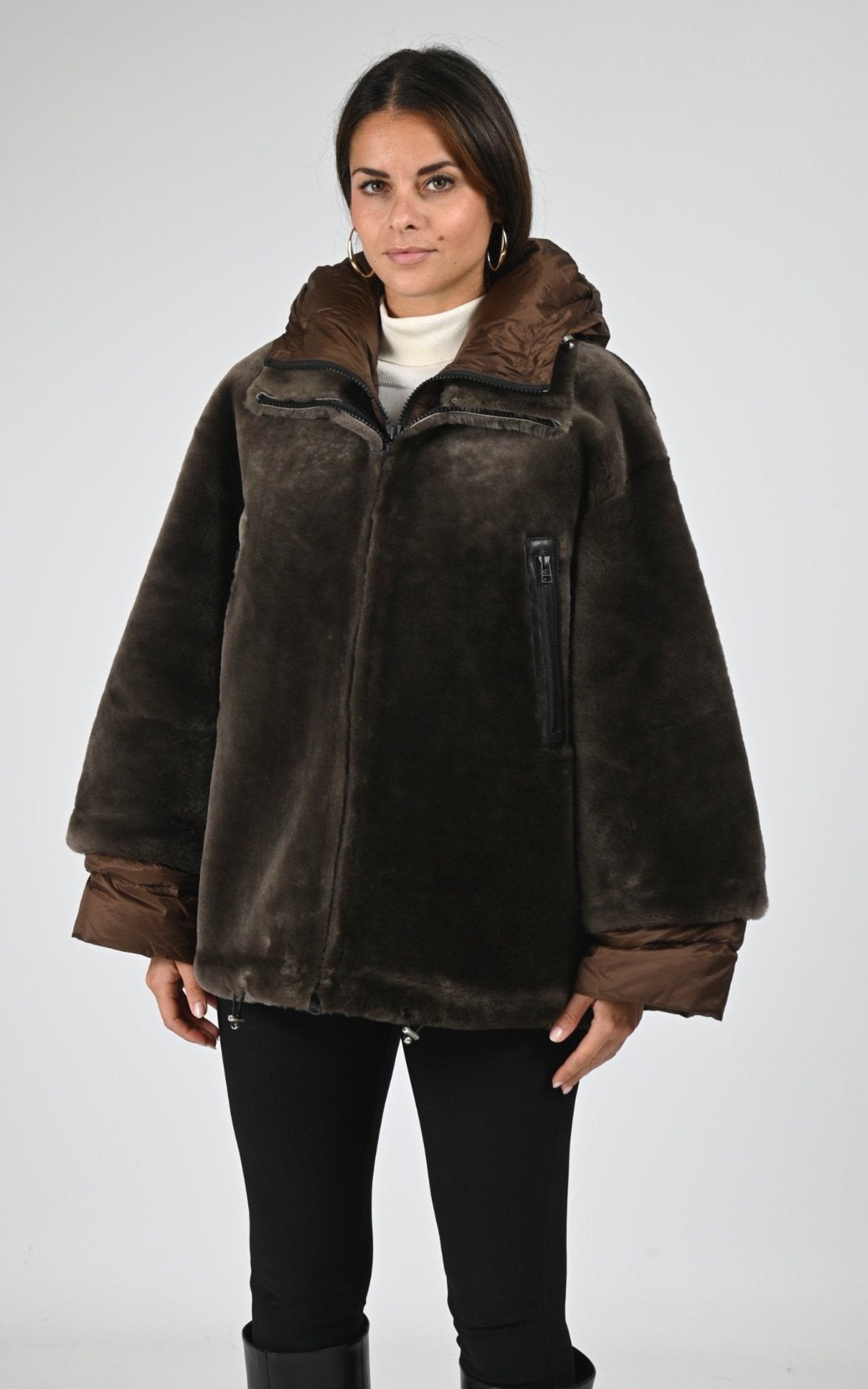 Veste Df Femme Levinsky, modèle Idane de couleur brown 5