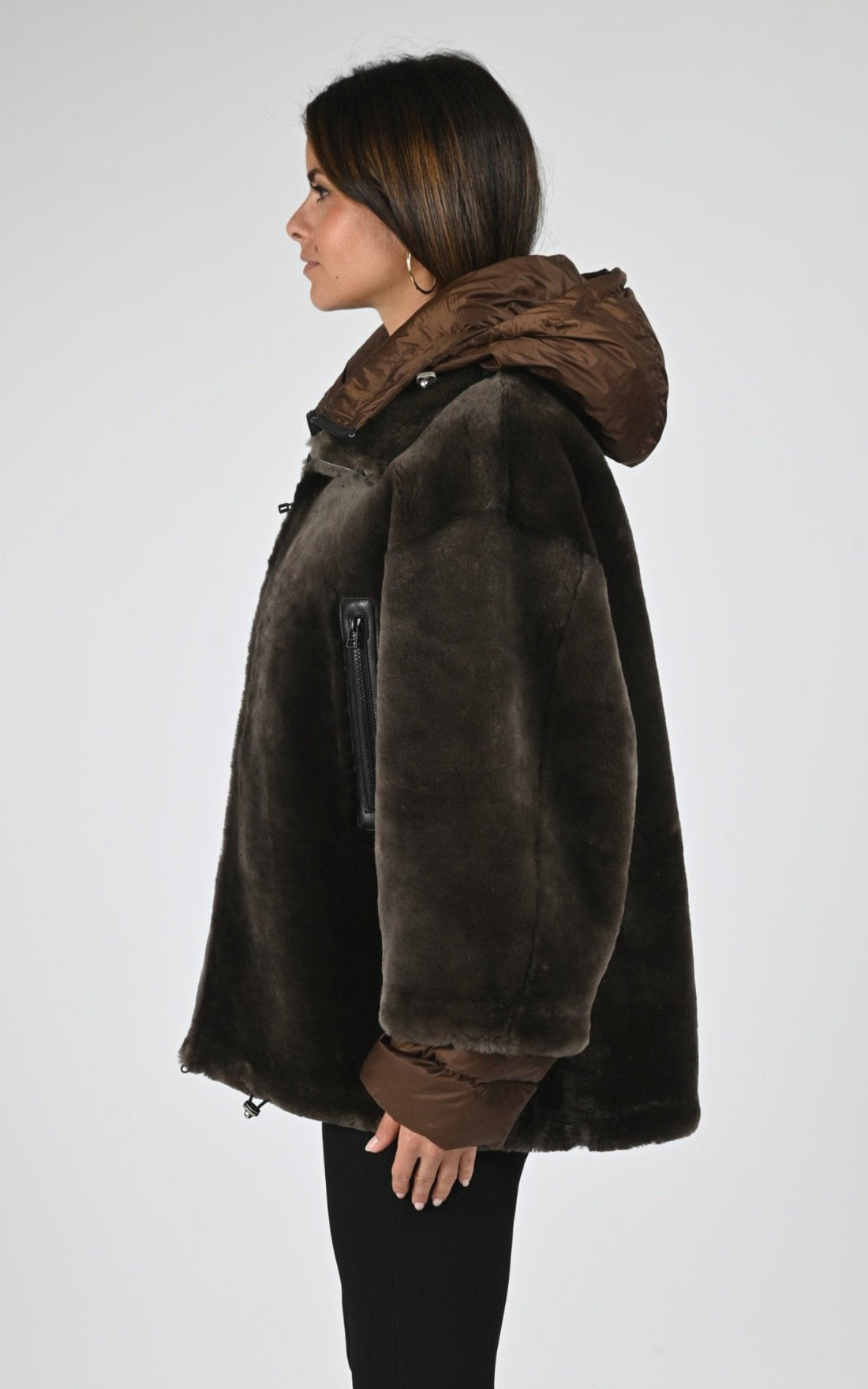 Veste Df Femme Levinsky, modèle Idane de couleur brown